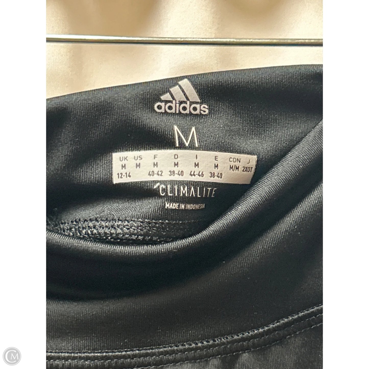 Athletic Capris By Adidas In Black, Size: M