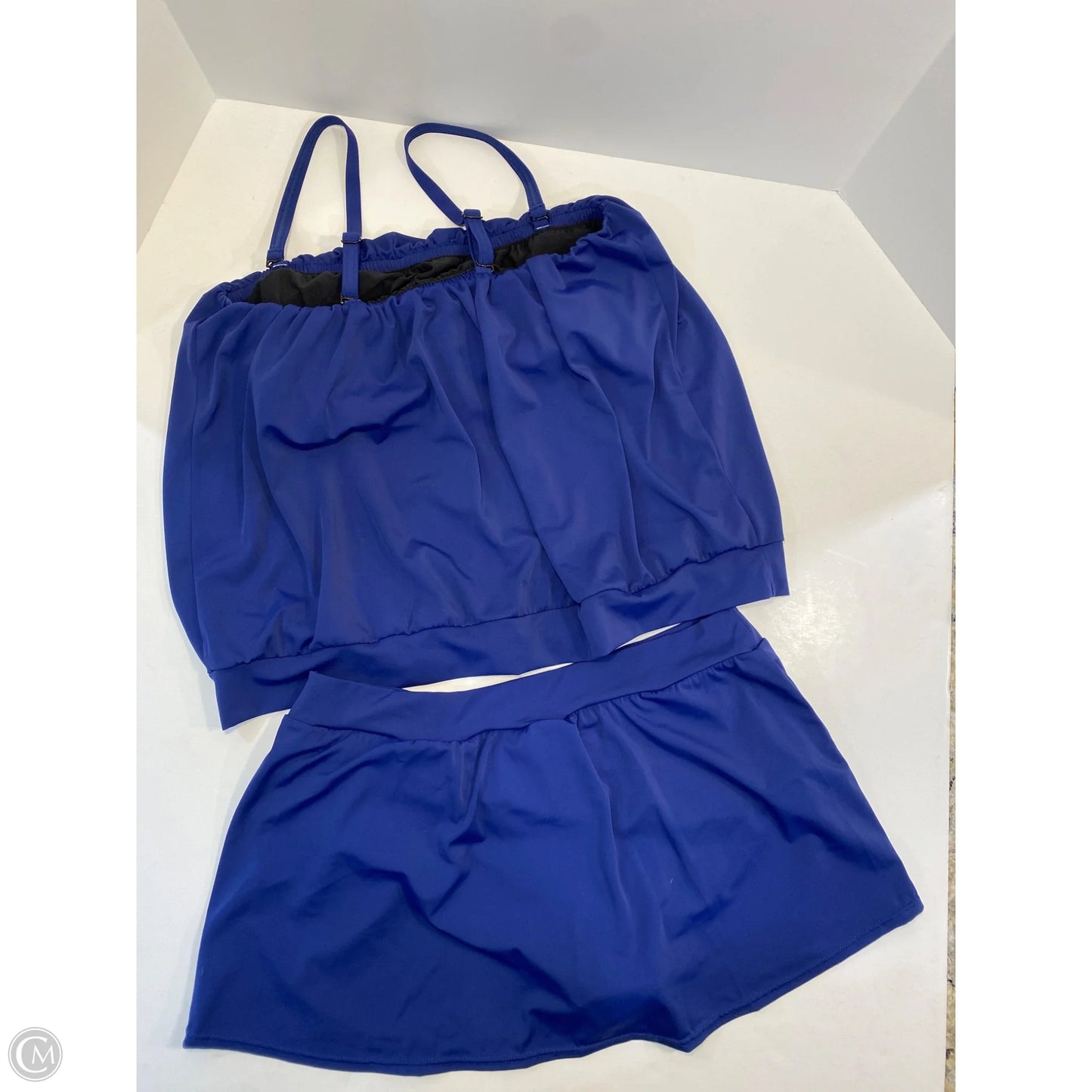 Swimsuit 2pc By Venus In Blue, Size: 2x