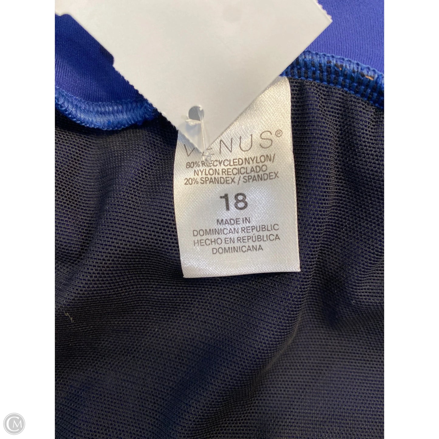 Swimsuit 2pc By Venus In Blue, Size: 2x