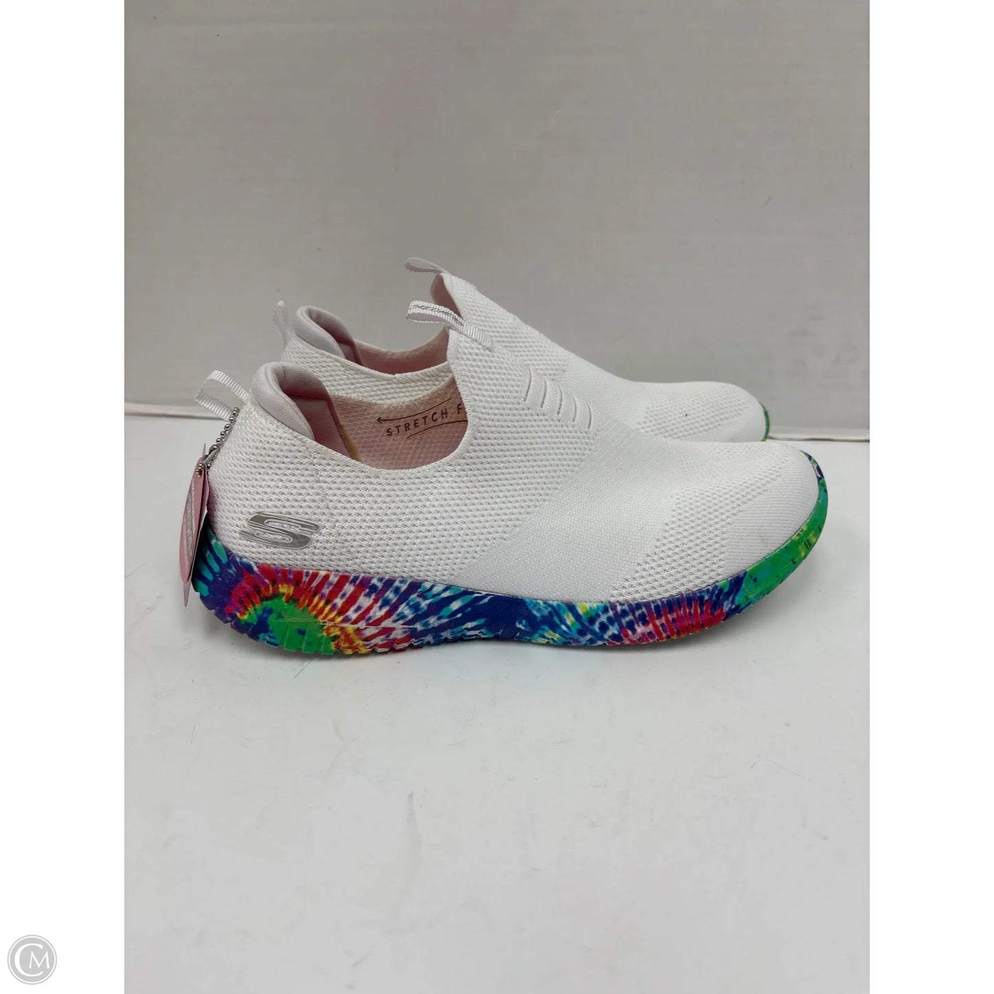 Shoes Athletic By Skechers In White, Size: 9