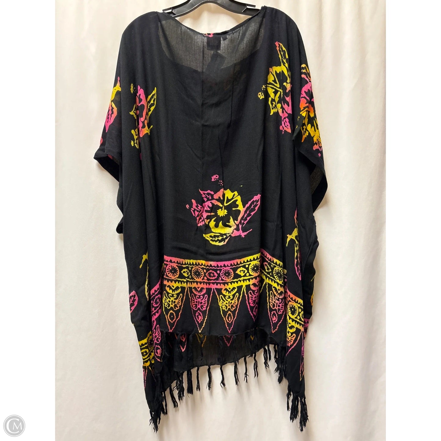 Swimwear Cover-up By Clothes Mentor In Black, Size: Osfm