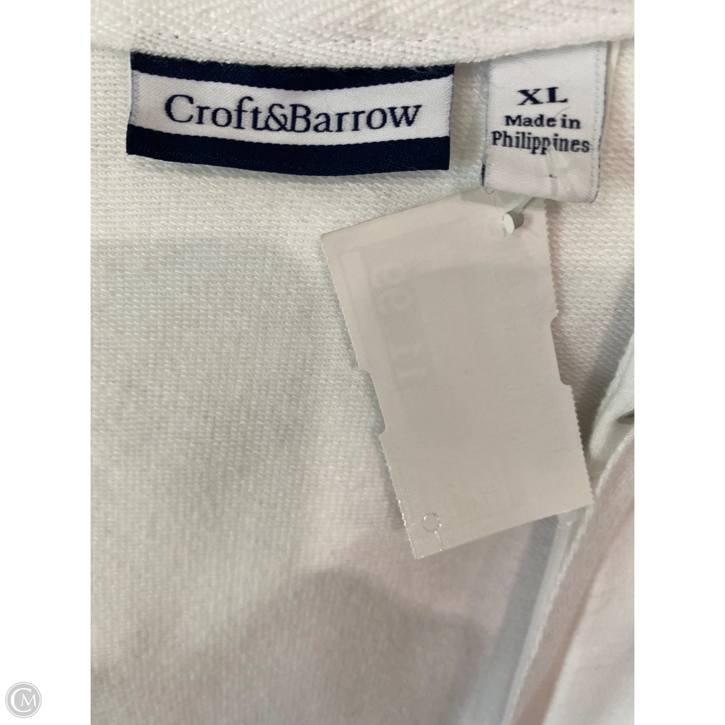 Swimwear Cover-up By Croft And Barrow In White, Size: Xl