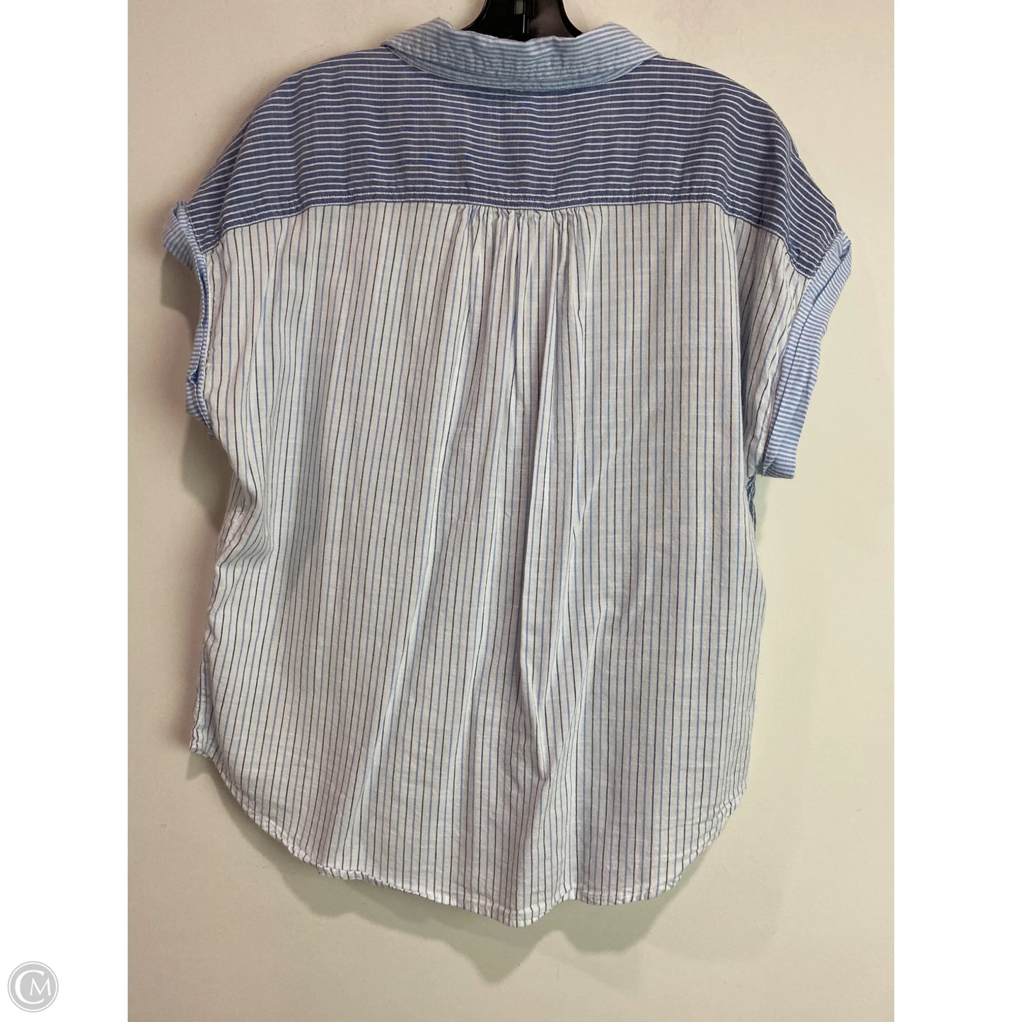 Top Short Sleeve By Japna In Blue, Size: Xl
