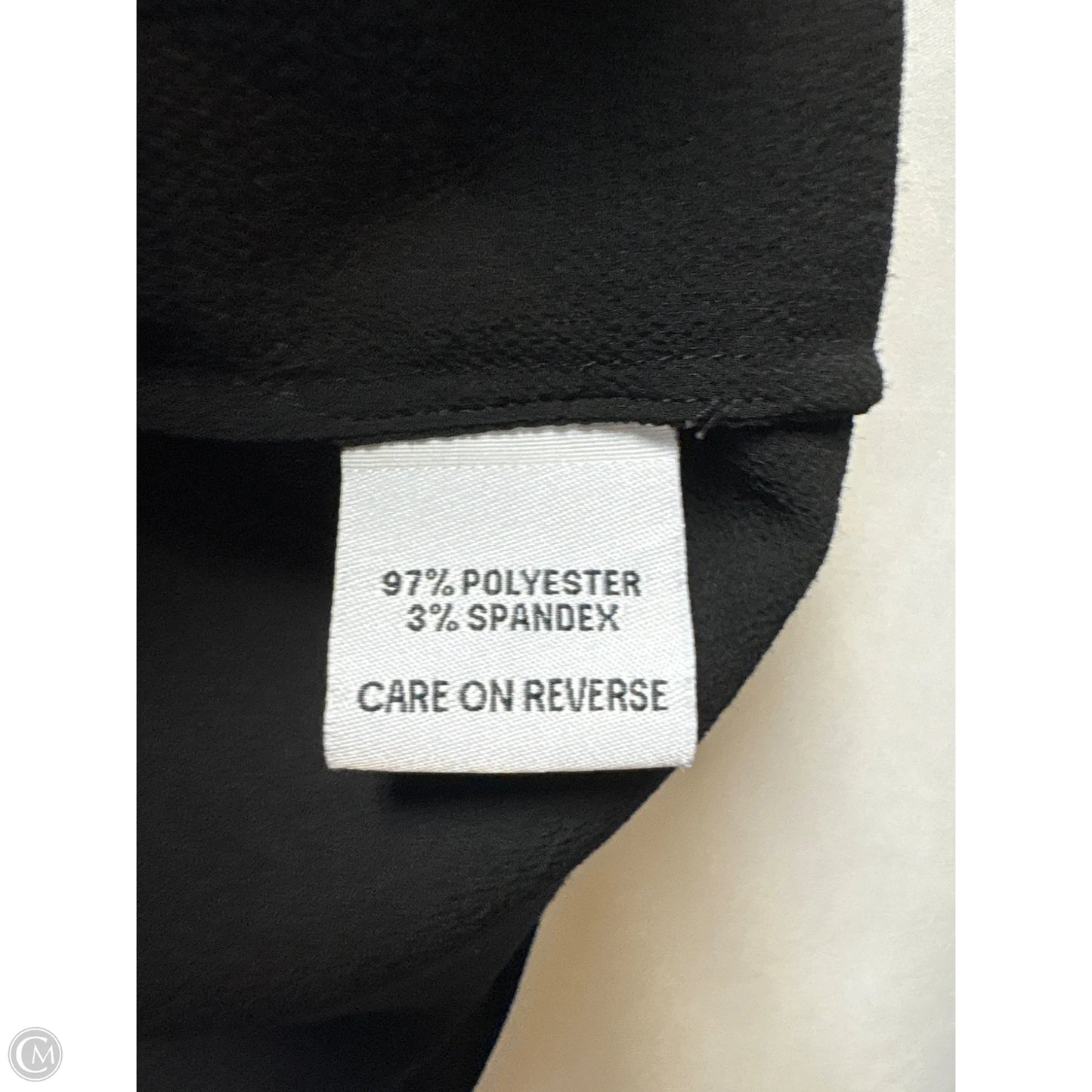 Top Short Sleeve By Calvin Klein In Black, Size: 2x
