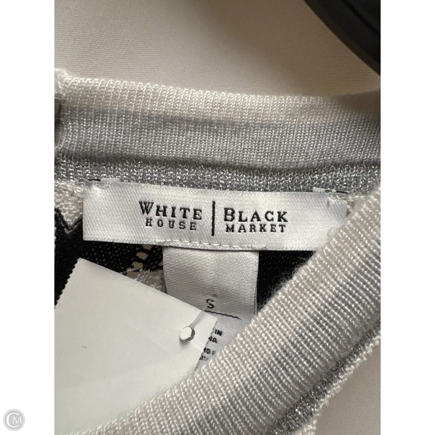 Tank Top By White House Black Market In Blue & Grey, Size: S