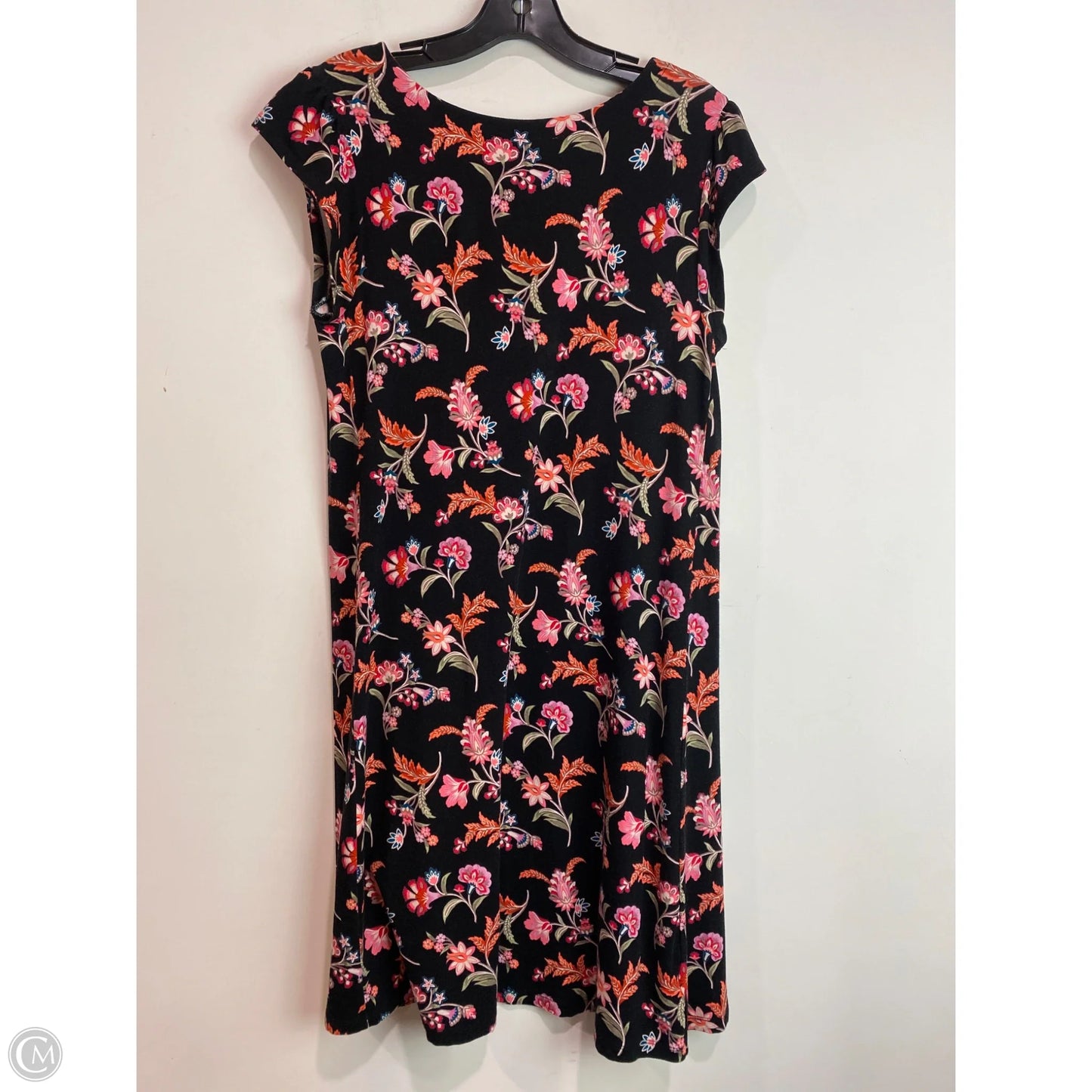 Dress Casual Midi By Loft In Black, Size: S