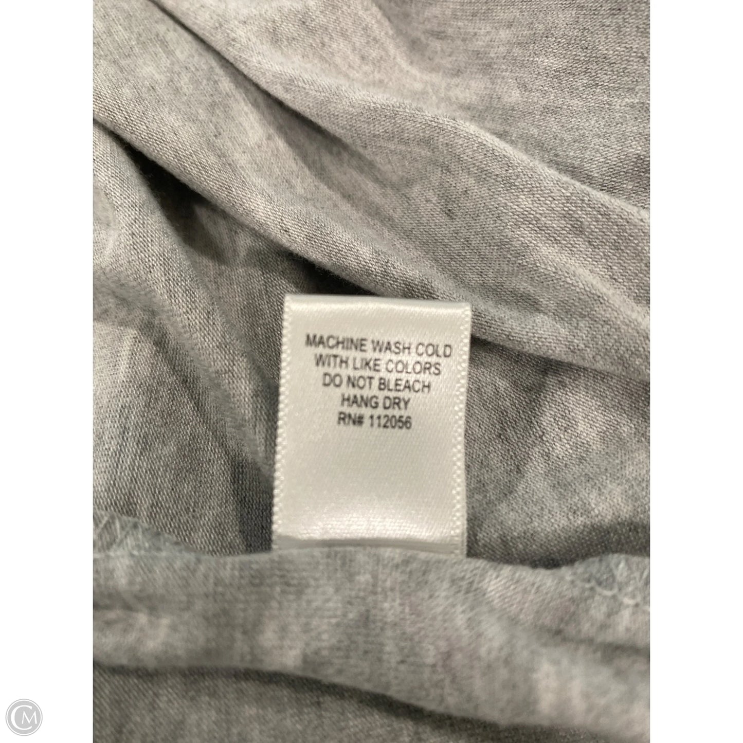 Top Short Sleeve By Zenana Outfitters In Grey, Size: 2x