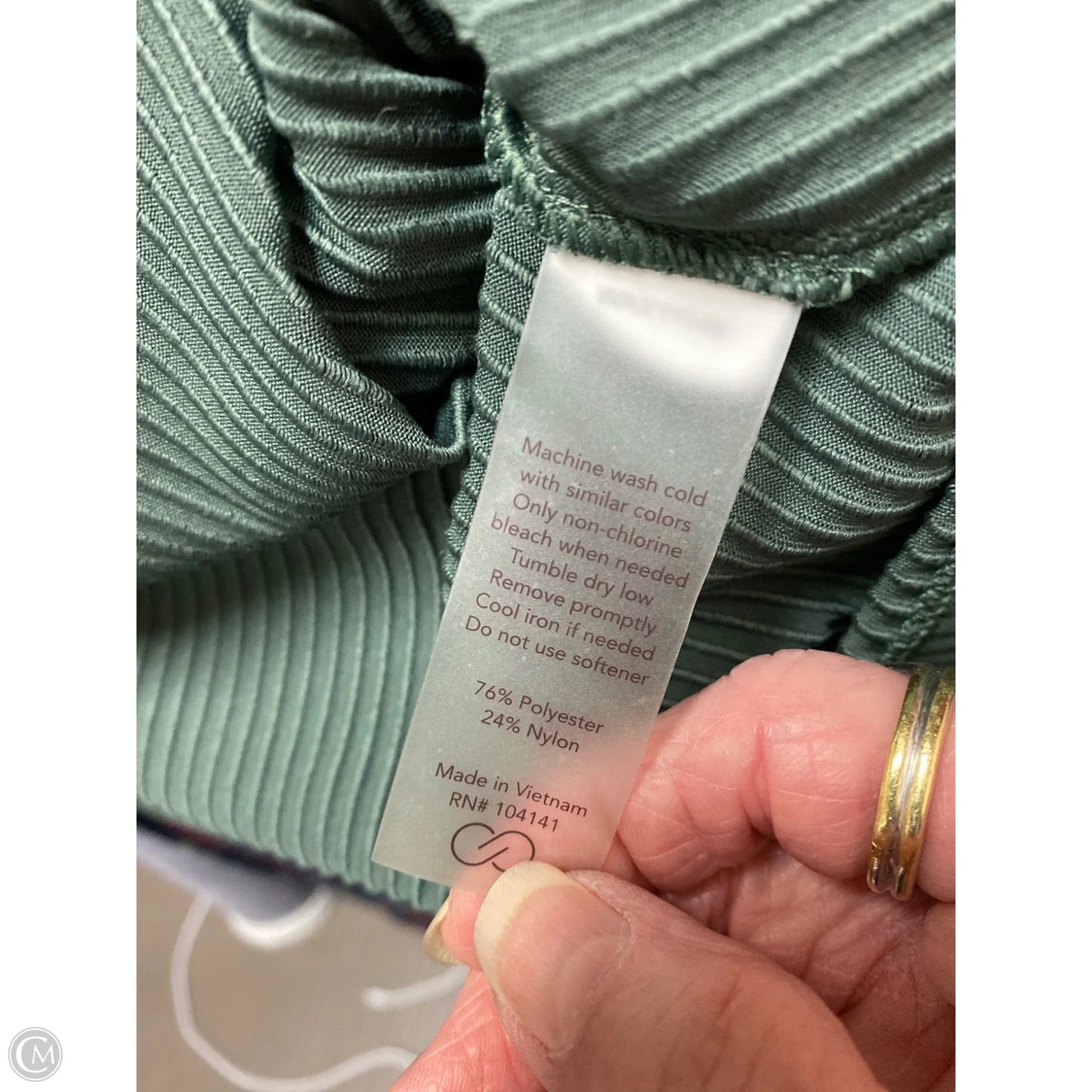 Athletic Tank Top By Calia In Green, Size: M