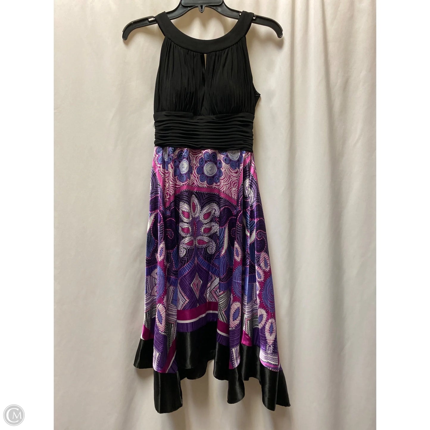 Dress Casual Midi By Sangria In Purple, Size: Sp