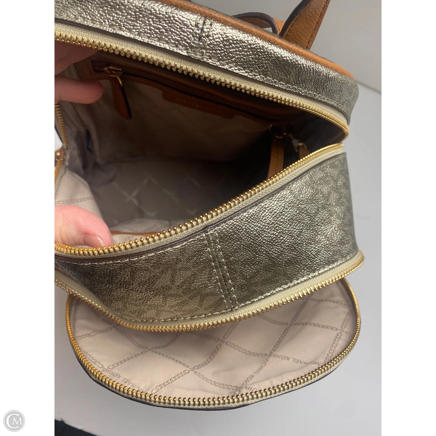 Backpack Designer By Michael Kors, Size: Large