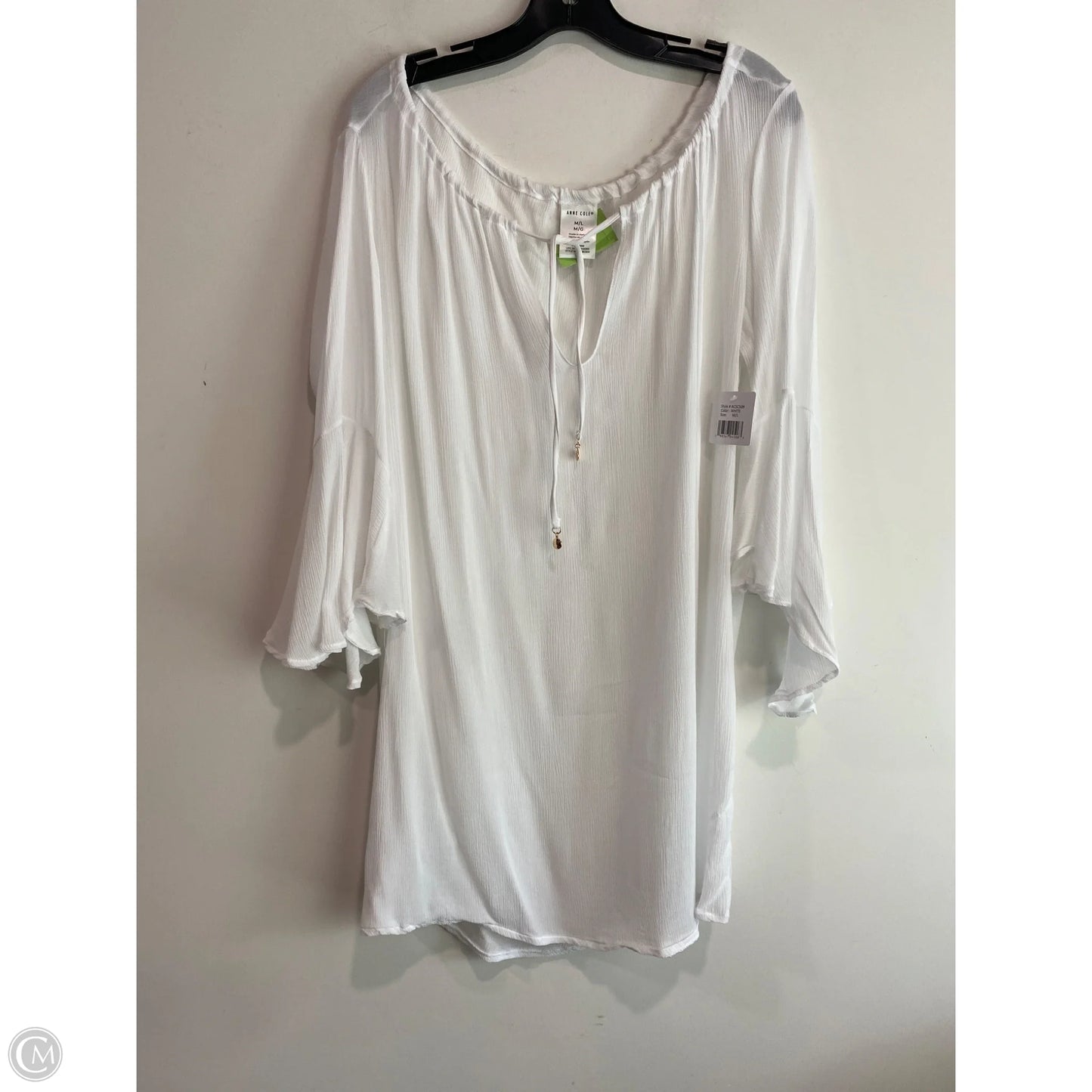 Swimwear Cover-up By Clothes Mentor In White, Size: M