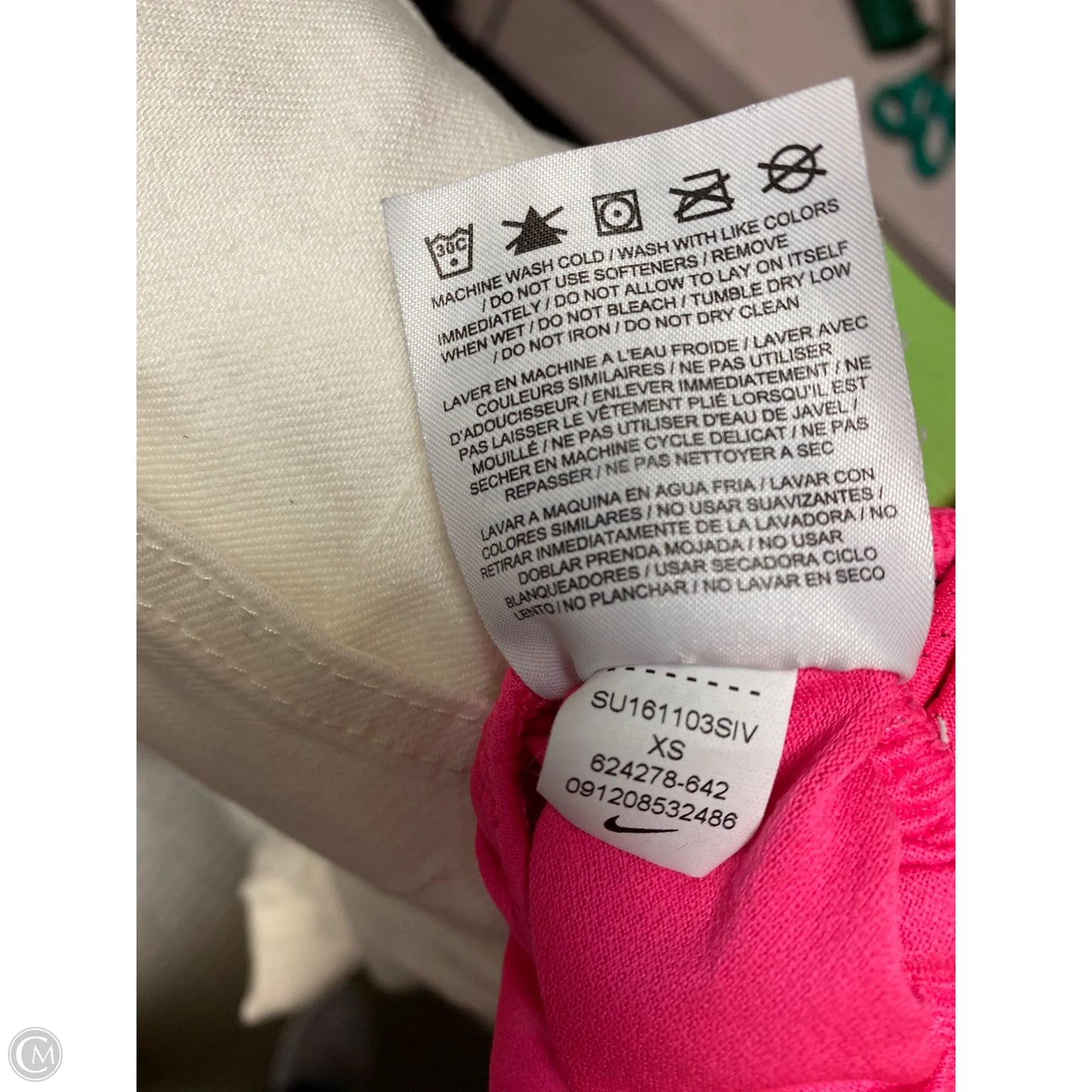 Athletic Shorts By Nike In Pink, Size: Xs