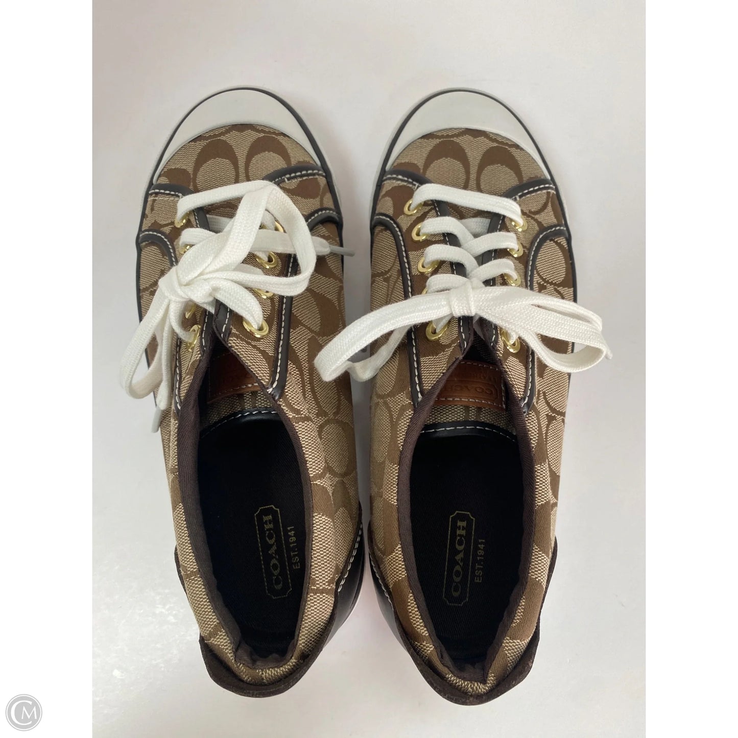 Shoes Designer By Coach In Brown, Size: 9