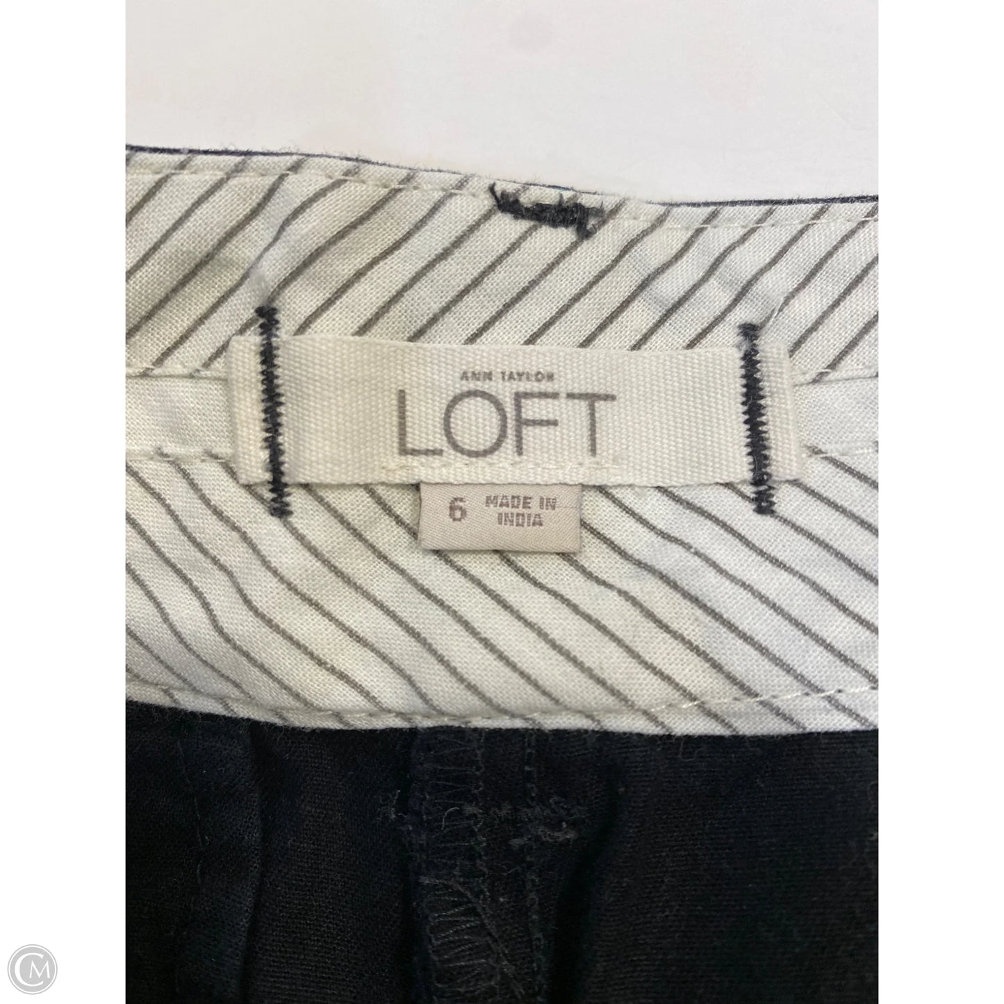 Shorts By Loft In Black, Size: 6