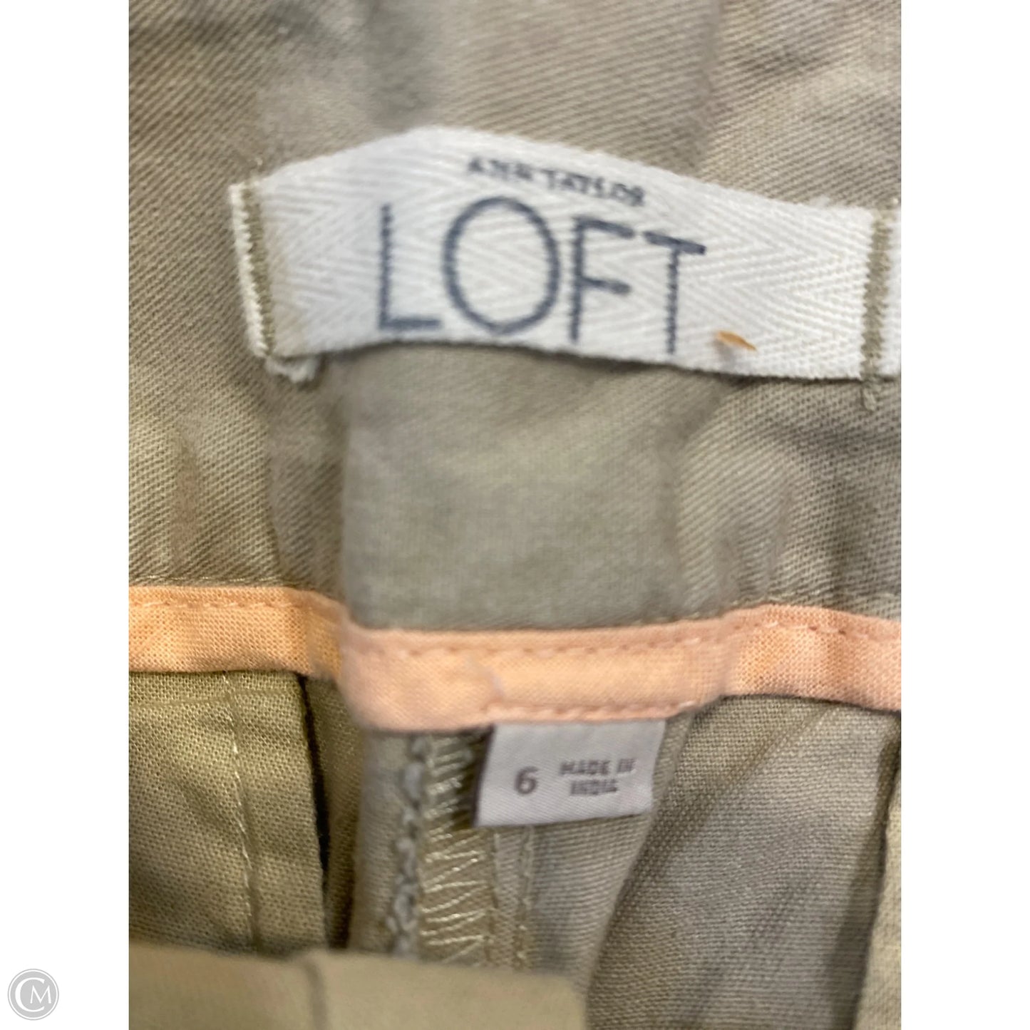 Shorts By Loft In Tan, Size: 6
