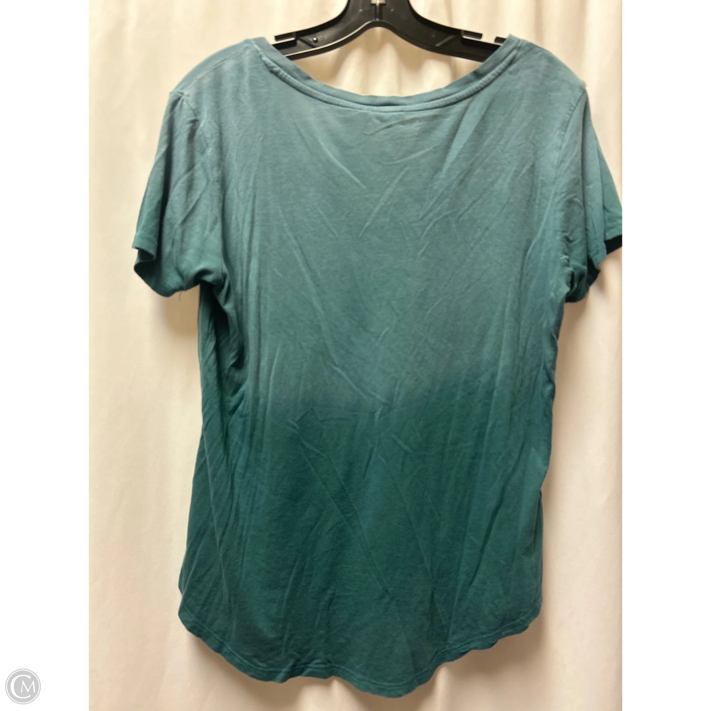 Top Short Sleeve By White Crow In Green, Size: M