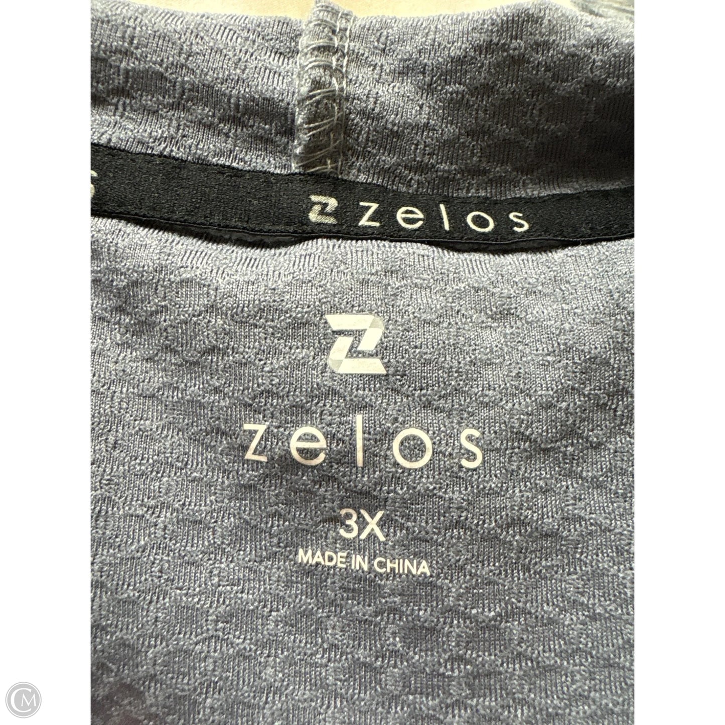 Sweatshirt Hoodie By Zelos In Grey, Size: 3x