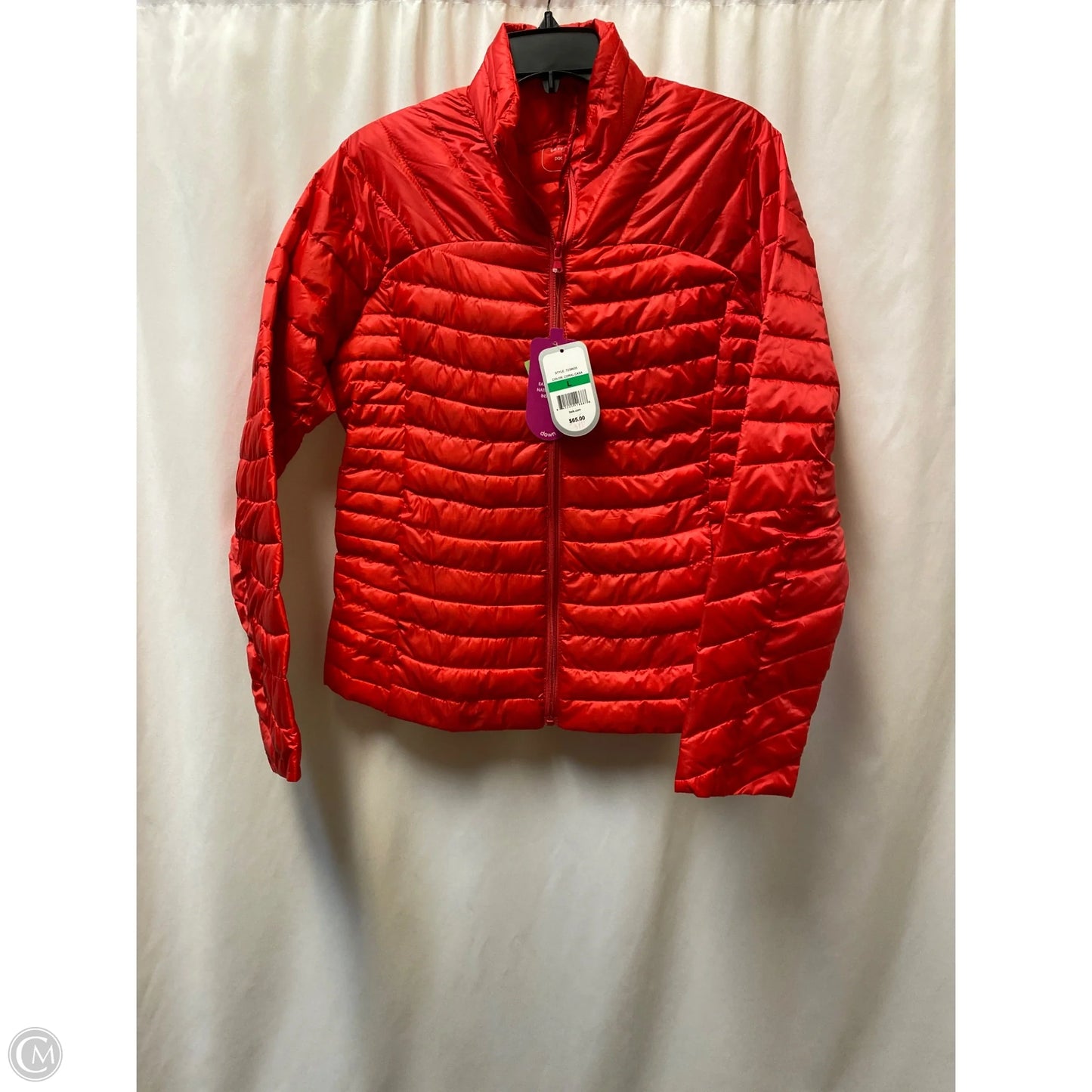 Jacket Puffer & Quilted By Be Inspired In Red, Size: L