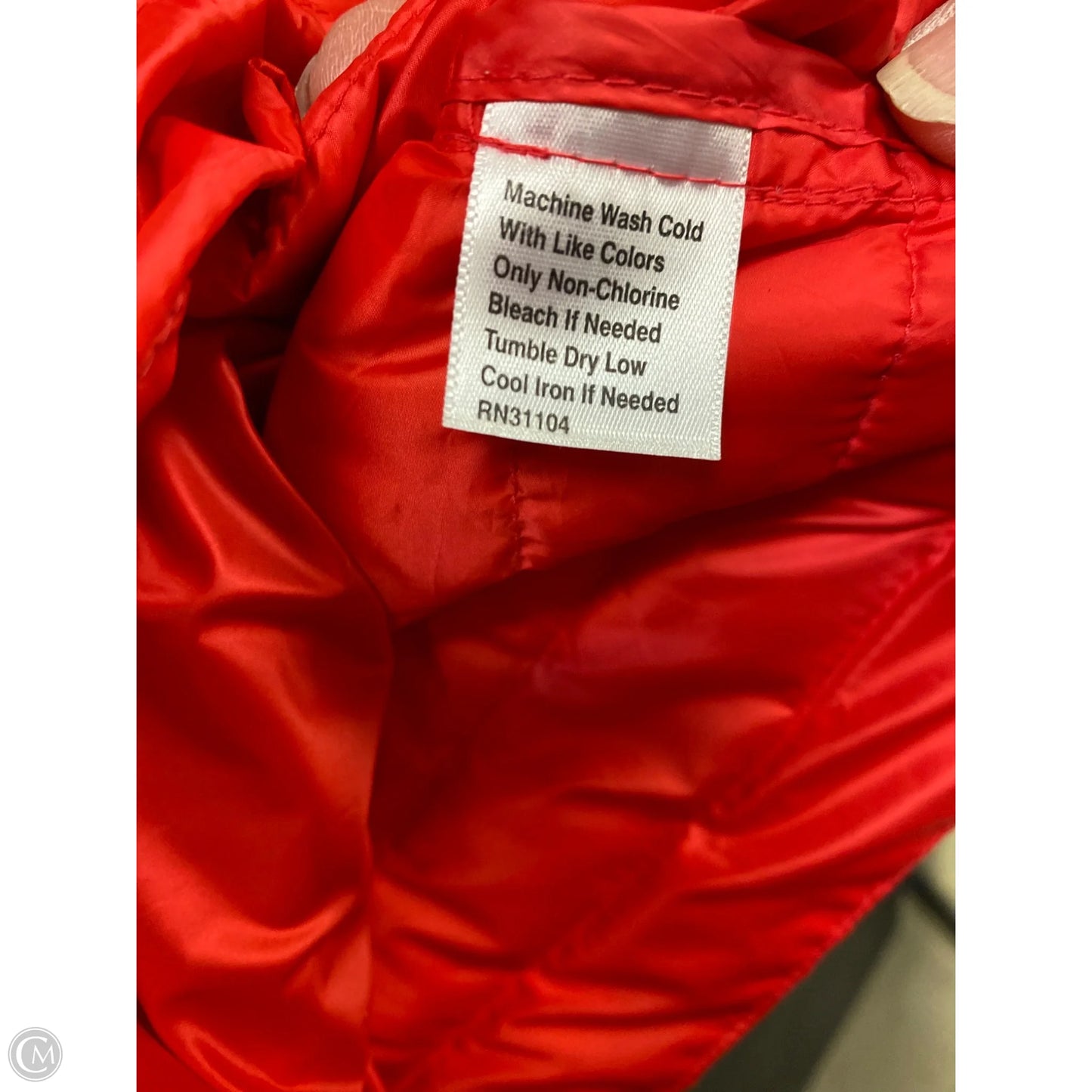 Jacket Puffer & Quilted By Be Inspired In Red, Size: L