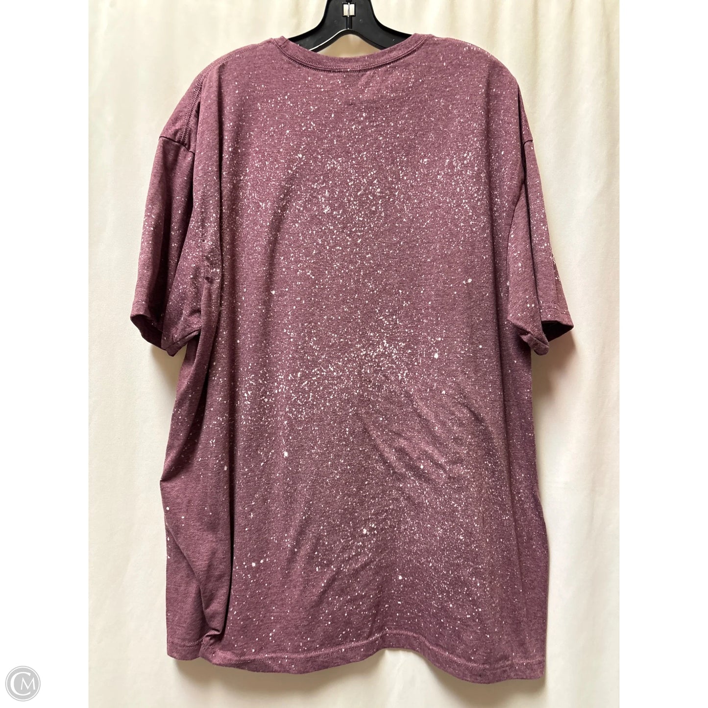 Top Short Sleeve By Gildan In Purple, Size: 2x