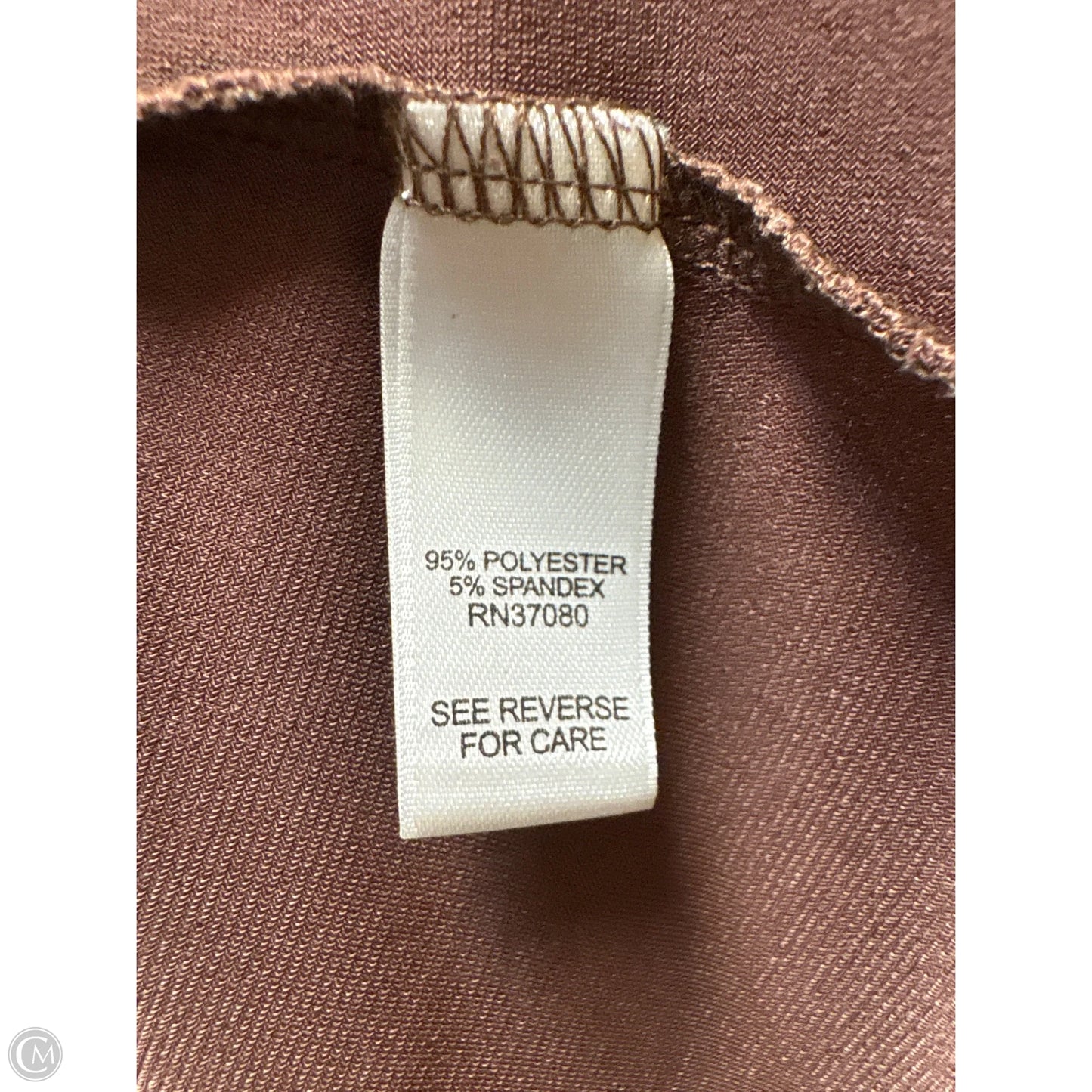 Top Sleeveless By Cato In Brown, Size: 3x