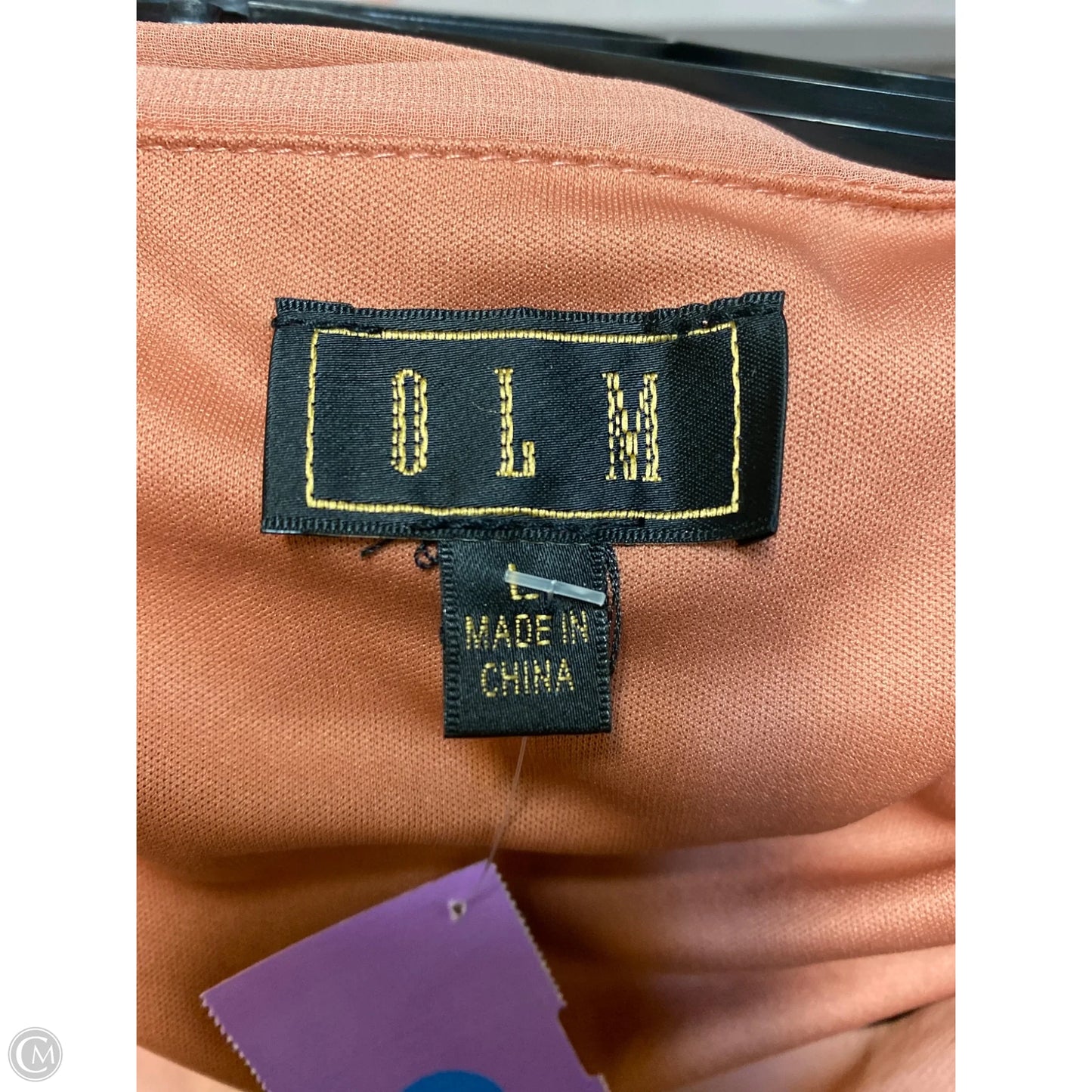 Top Short Sleeve By Clothes Mentor In Coral, Size: L