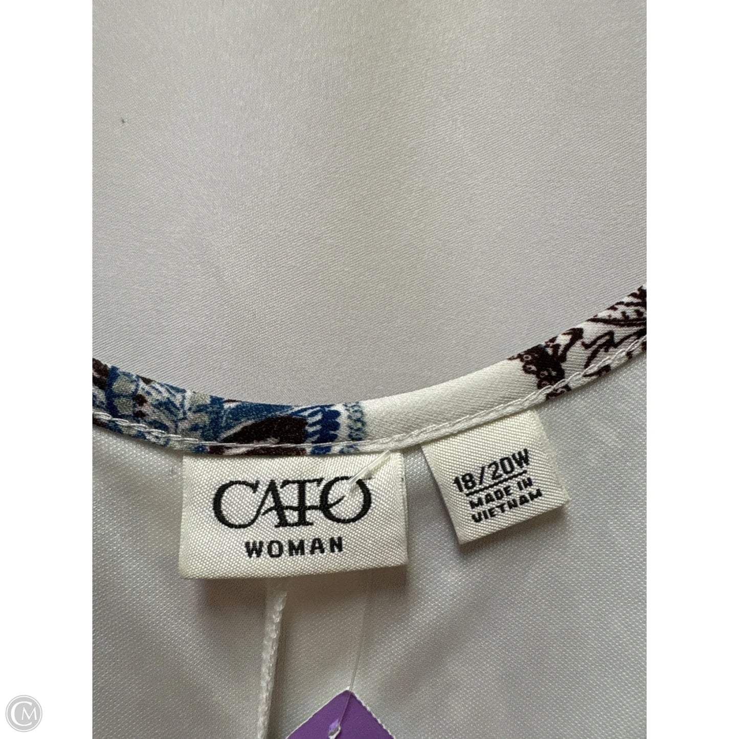 Dress Casual Midi By Cato In Maroon, Size: 1x