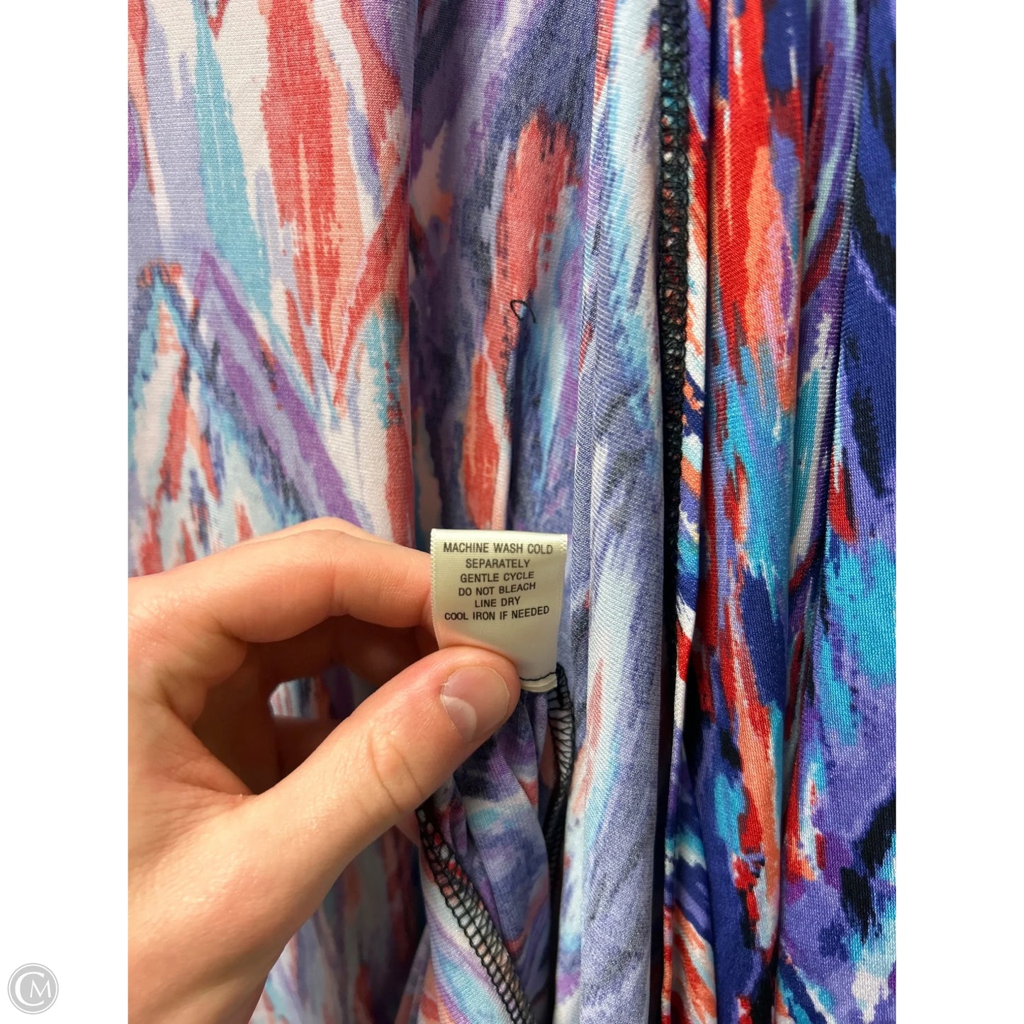 Dress Casual Midi By Emma And Michele In Blue, Size: Xl