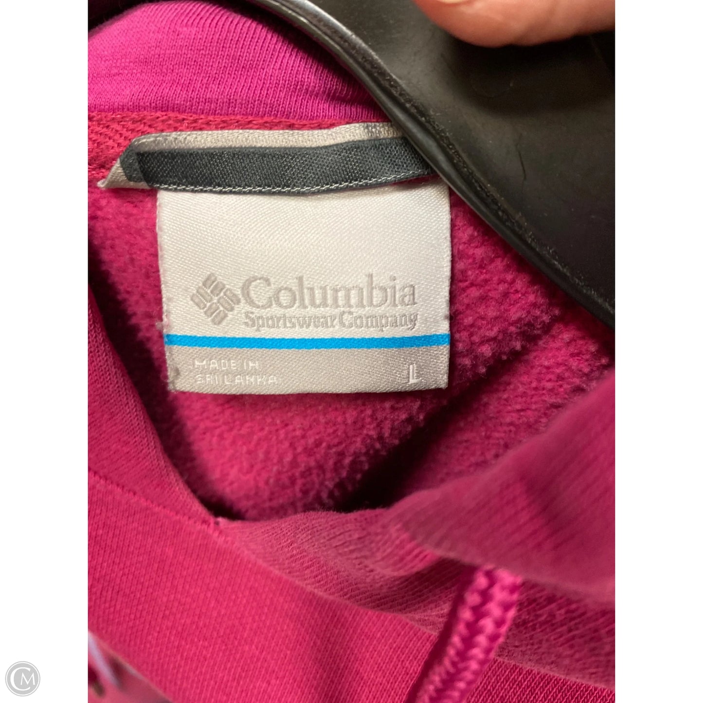 Sweatshirt Hoodie By Columbia In Pink, Size: L