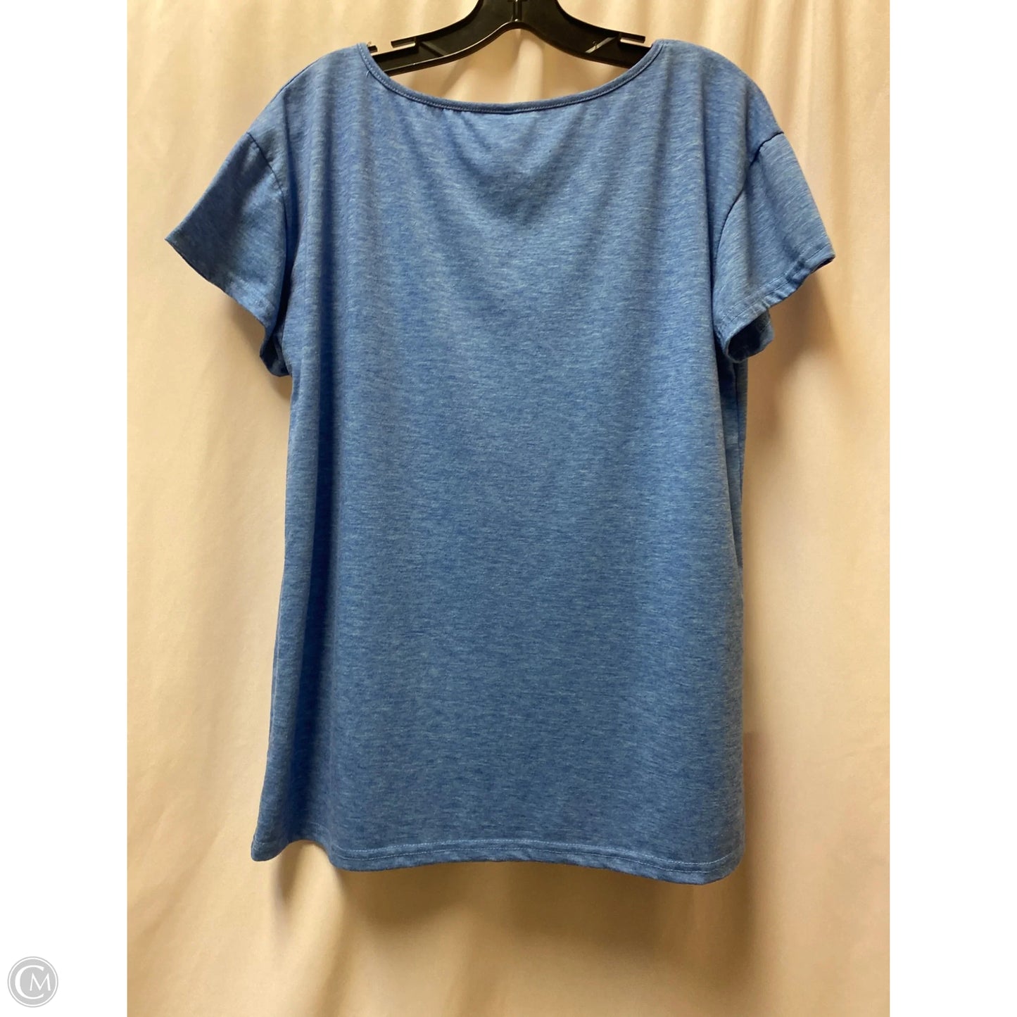 Top Short Sleeve By Clothes Mentor In Blue, Size: L