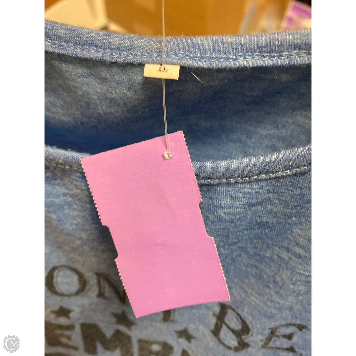 Top Short Sleeve By Clothes Mentor In Blue, Size: L