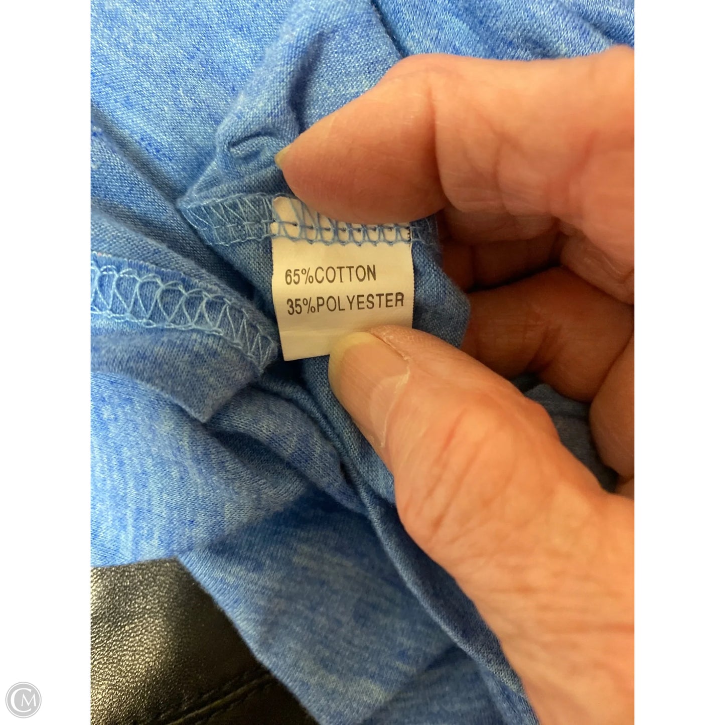 Top Short Sleeve By Clothes Mentor In Blue, Size: L