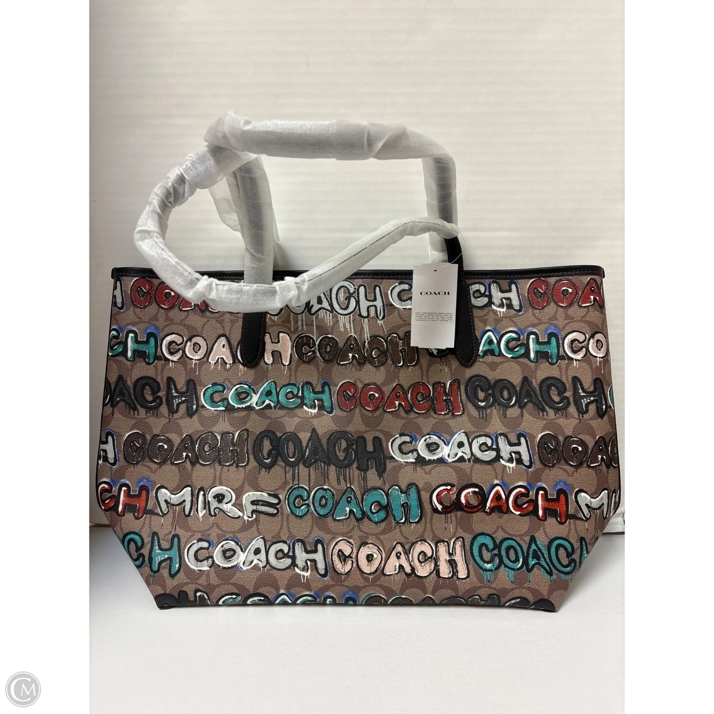 Handbag Designer By Coach, Size: Large