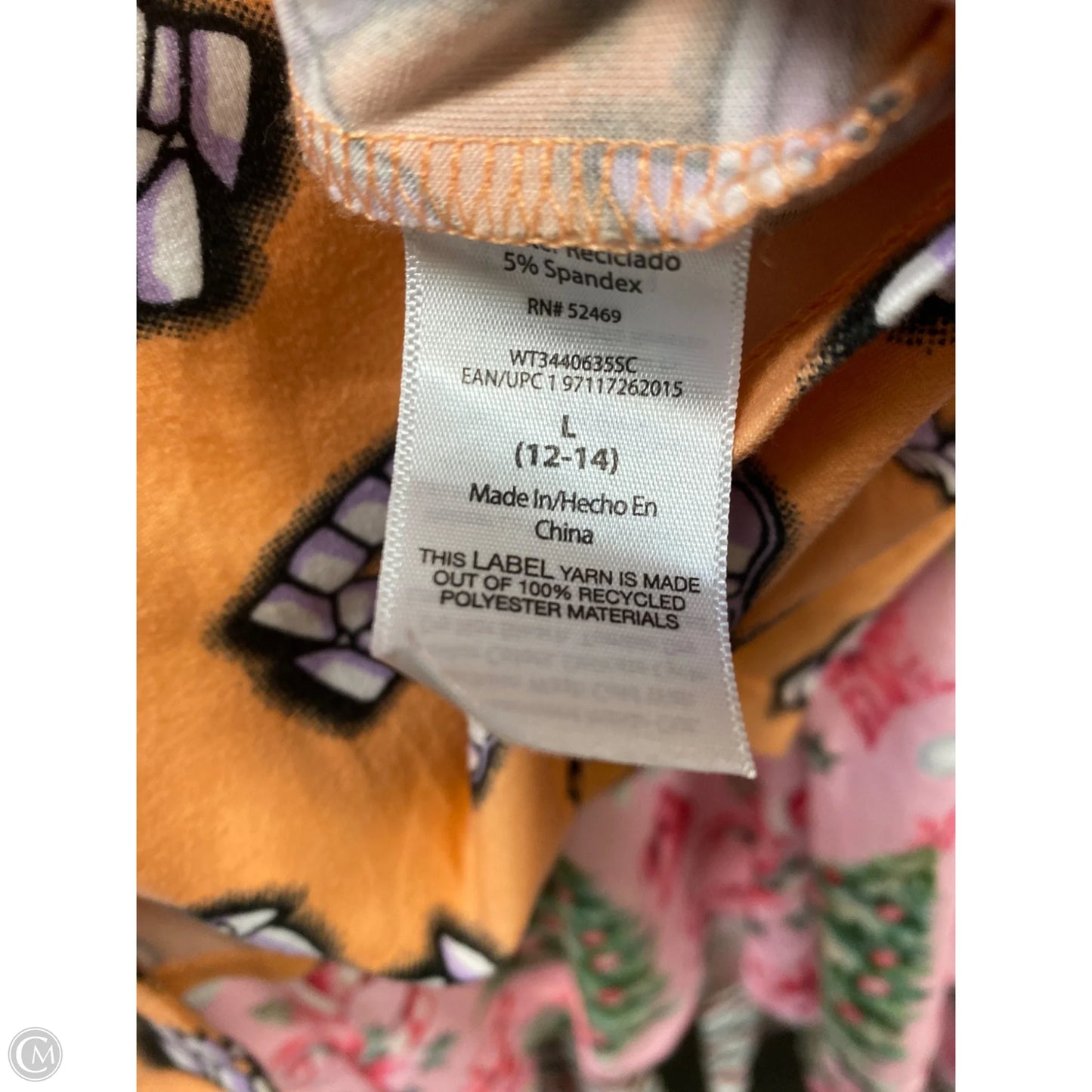 Pajamas 2pc By Clothes Mentor In Orange, Size: L