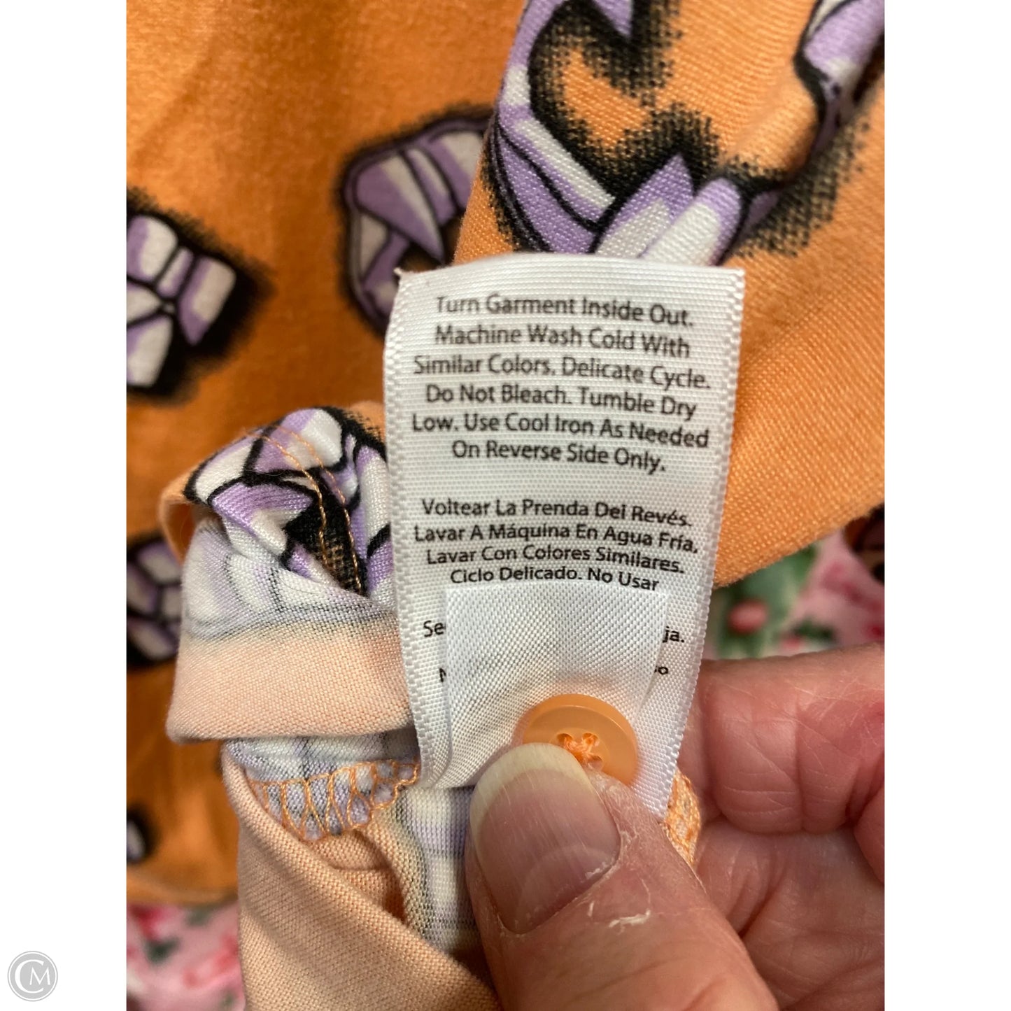 Pajamas 2pc By Clothes Mentor In Orange, Size: L