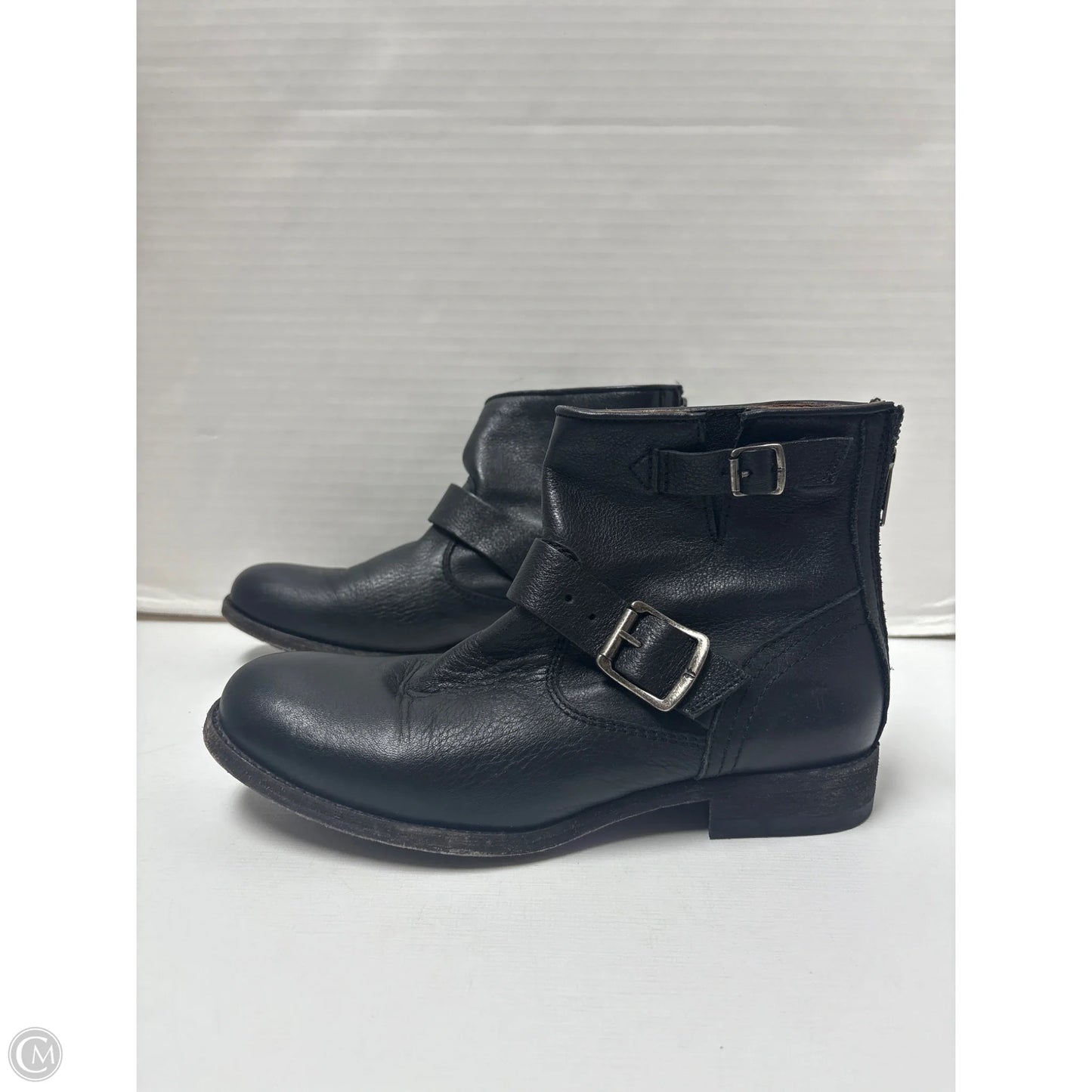 Boots Designer By Frye In Black, Size: 7.5