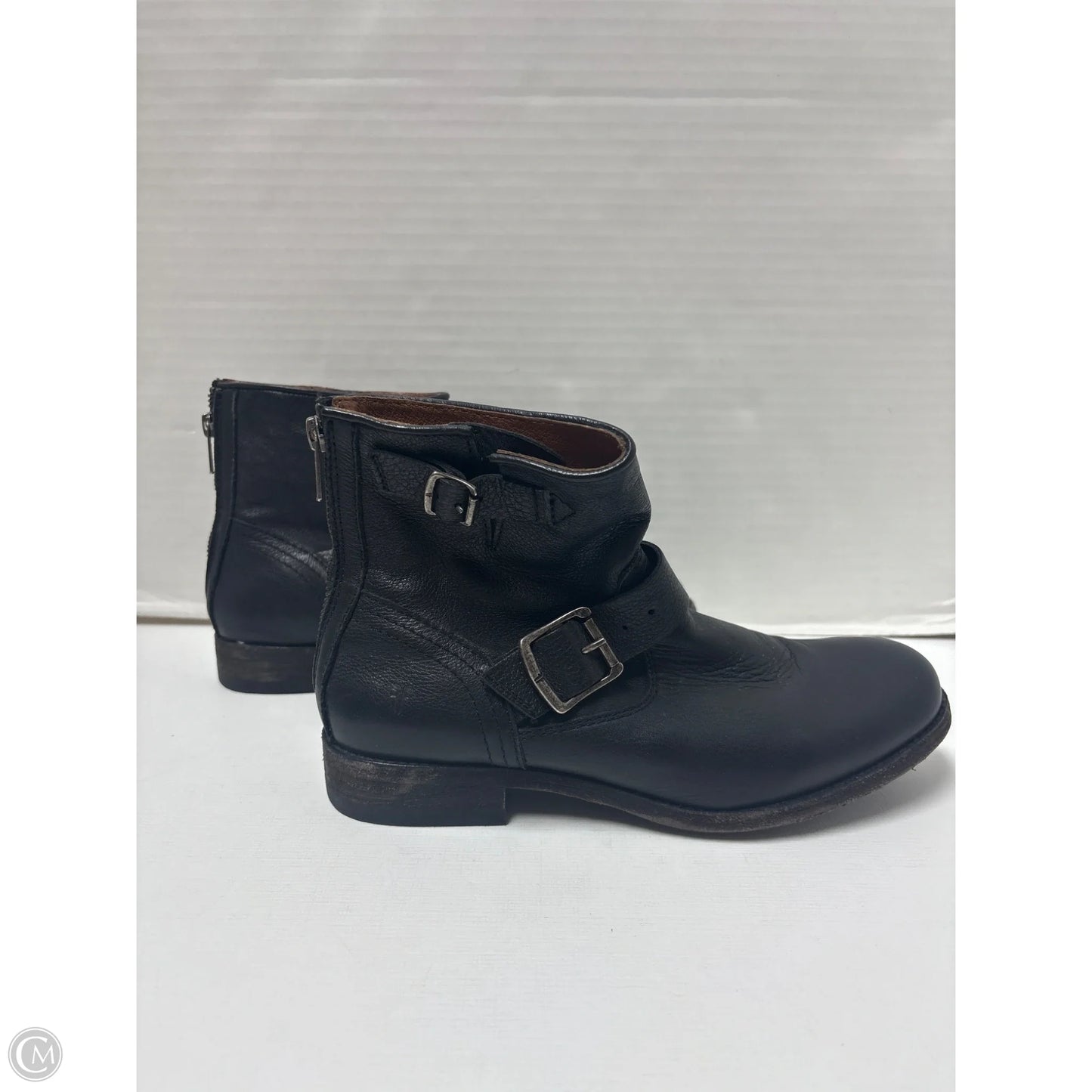 Boots Designer By Frye In Black, Size: 7.5