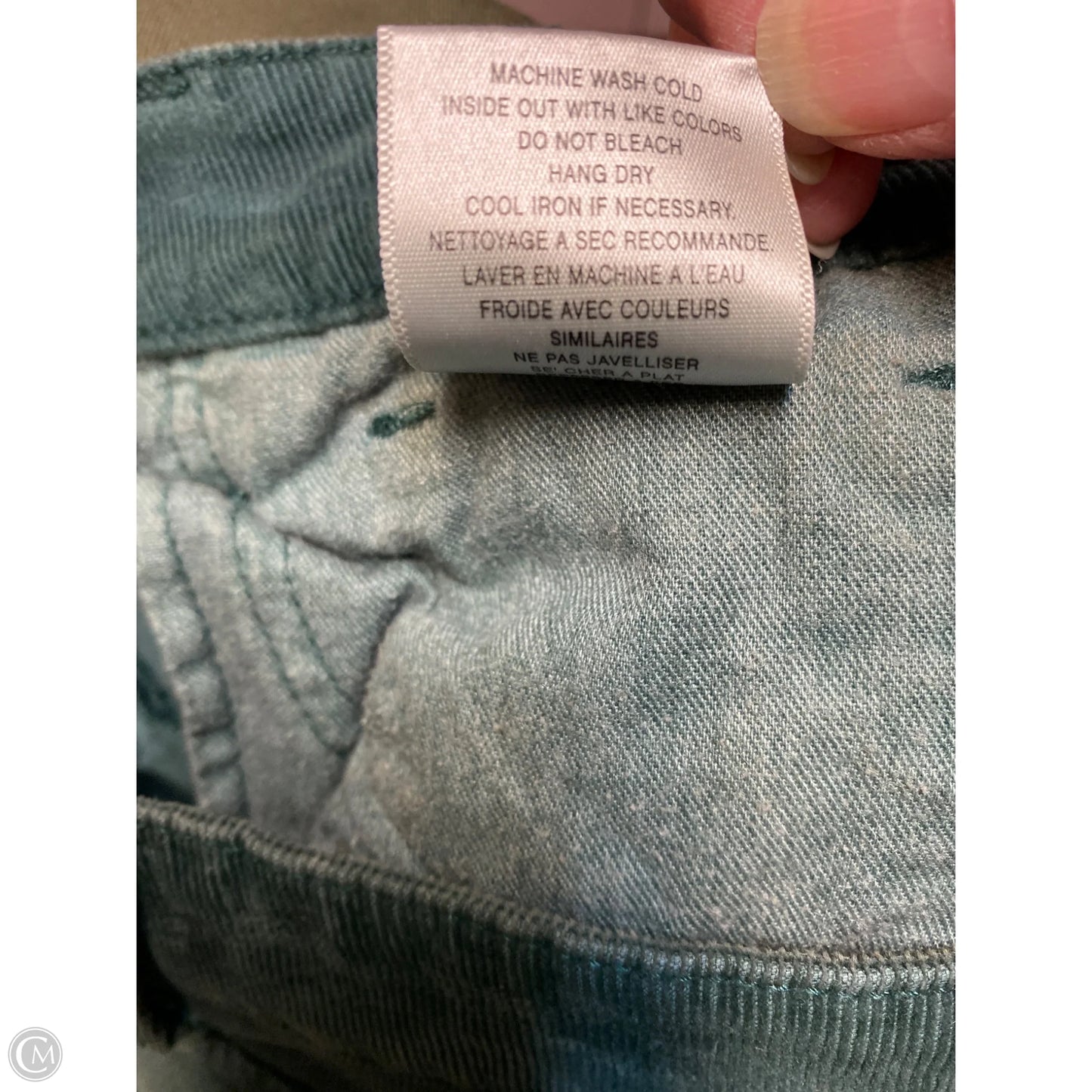 Pants Corduroy By Joes Jeans In Green, Size: 10