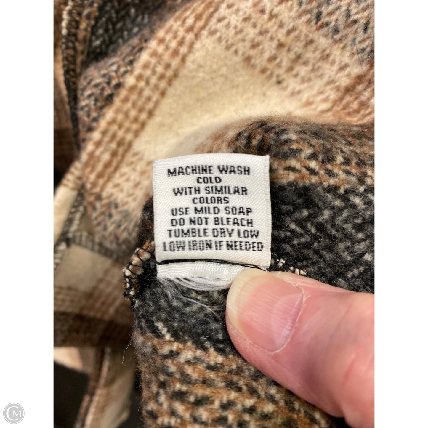 Jacket Fleece By Clothes Mentor In Brown, Size: L