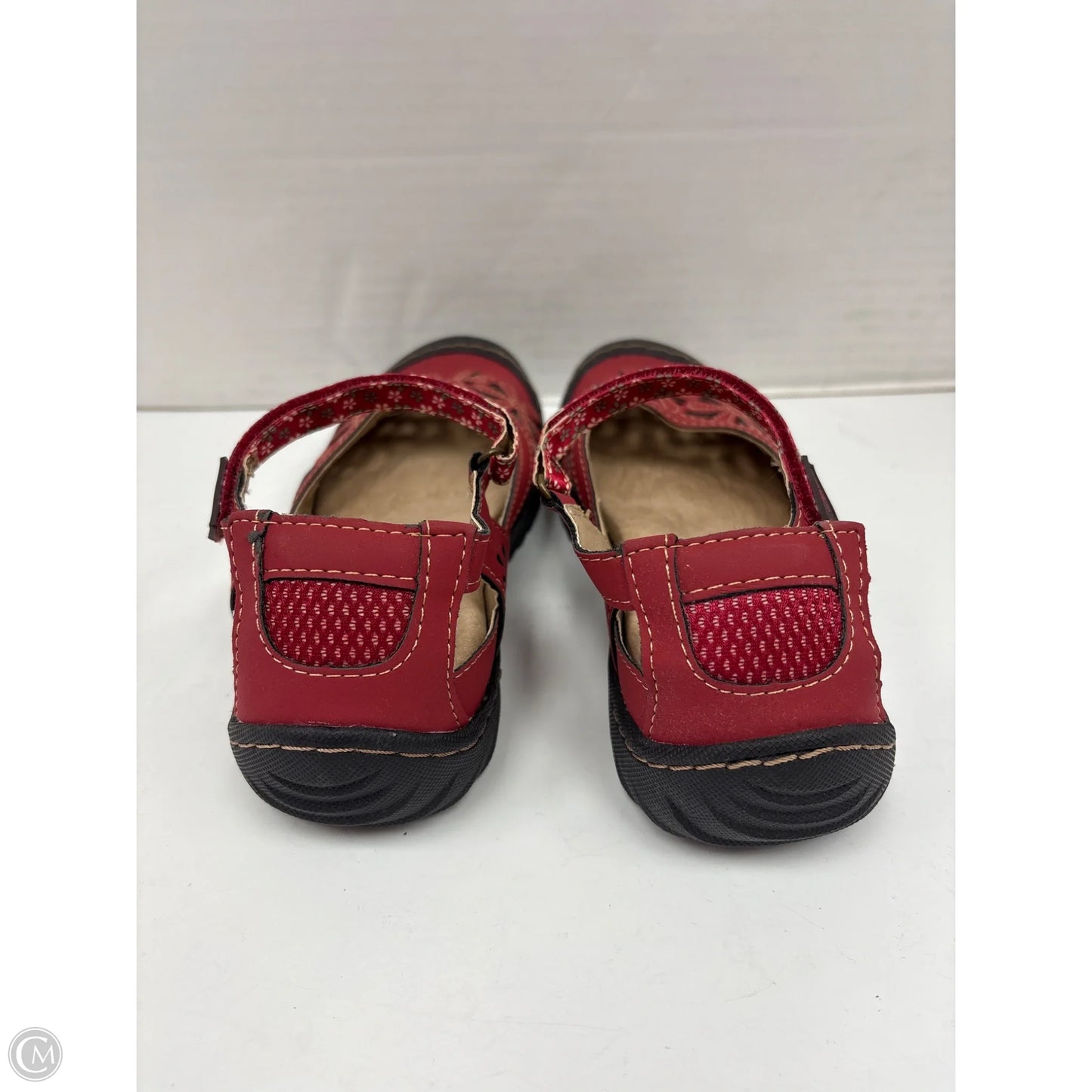 Shoes Flats By Jambu In Red, Size: 8