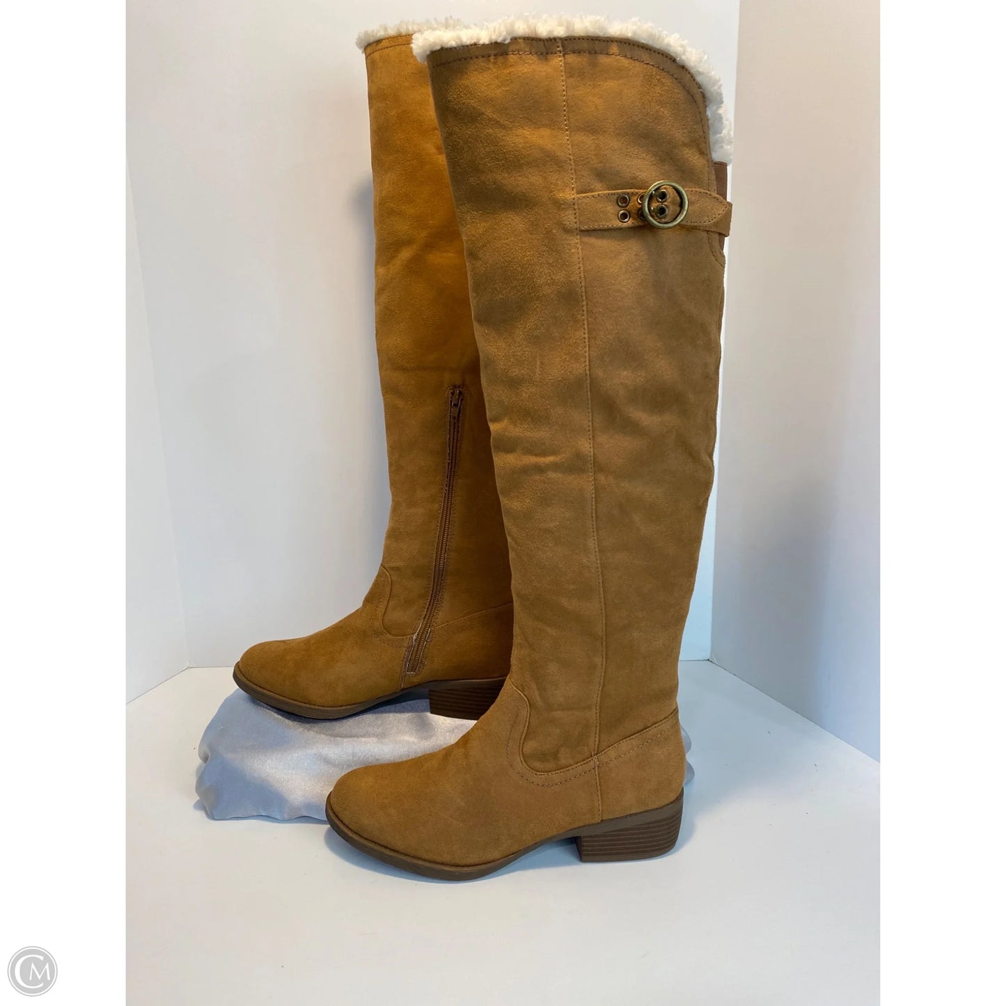 Boots Knee Flats By Maurices In Brown, Size: 9.5
