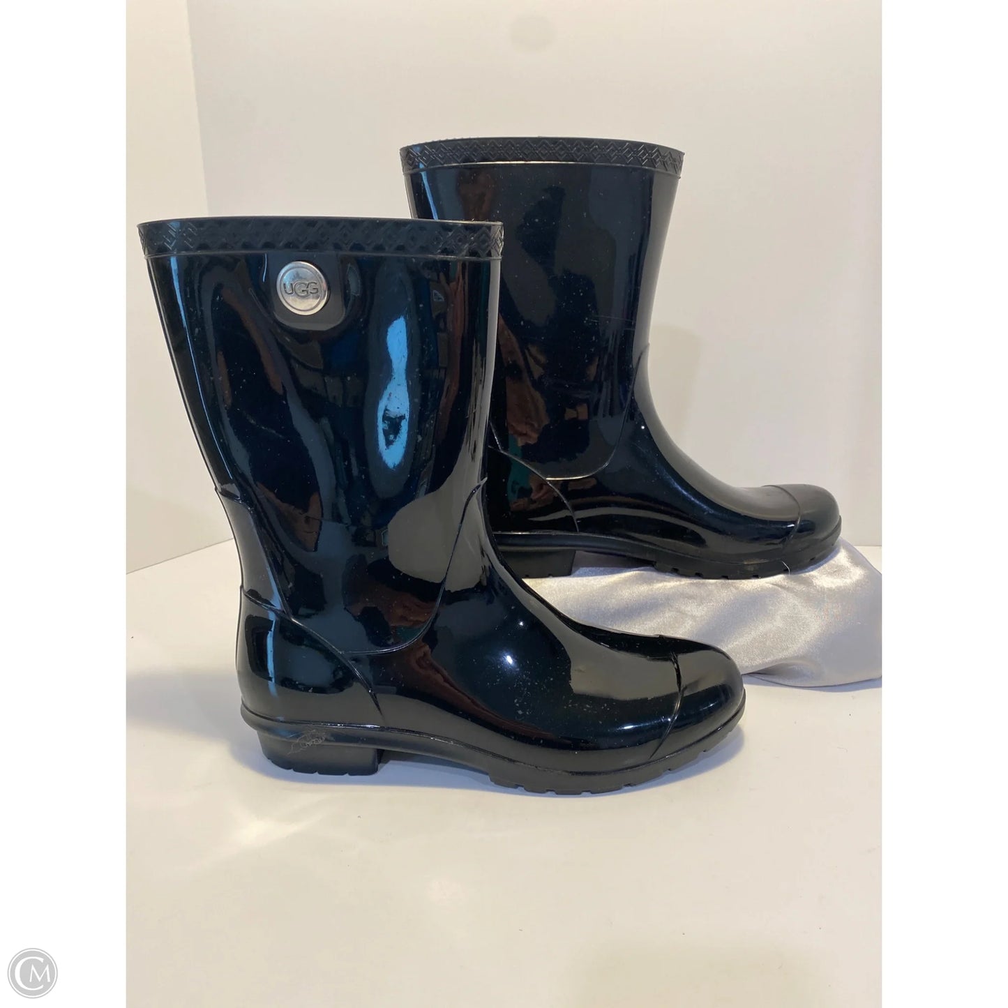 Boots Designer By Ugg In Black, Size: 8.5