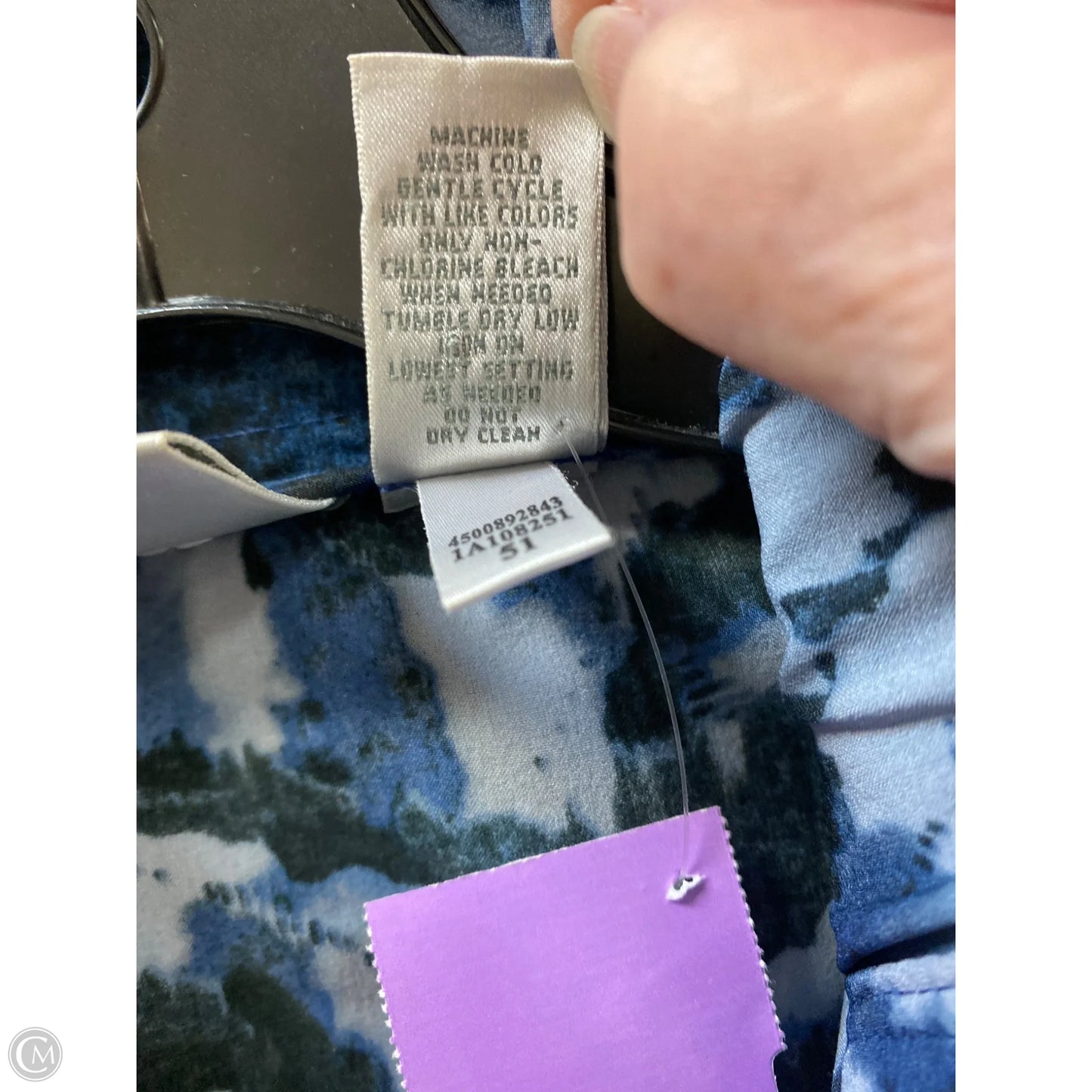 Jacket Other By Chicos In Blue, Size: L