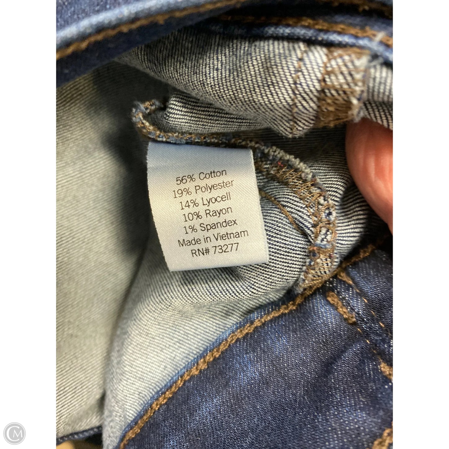 Jacket Denim By Sonoma In Blue Denim, Size: Xl