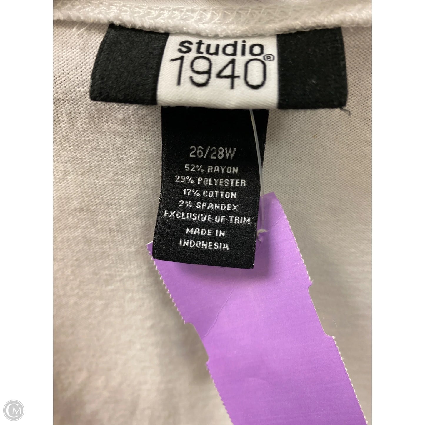 Cardigan By Studio 1940 In White, Size: 4x