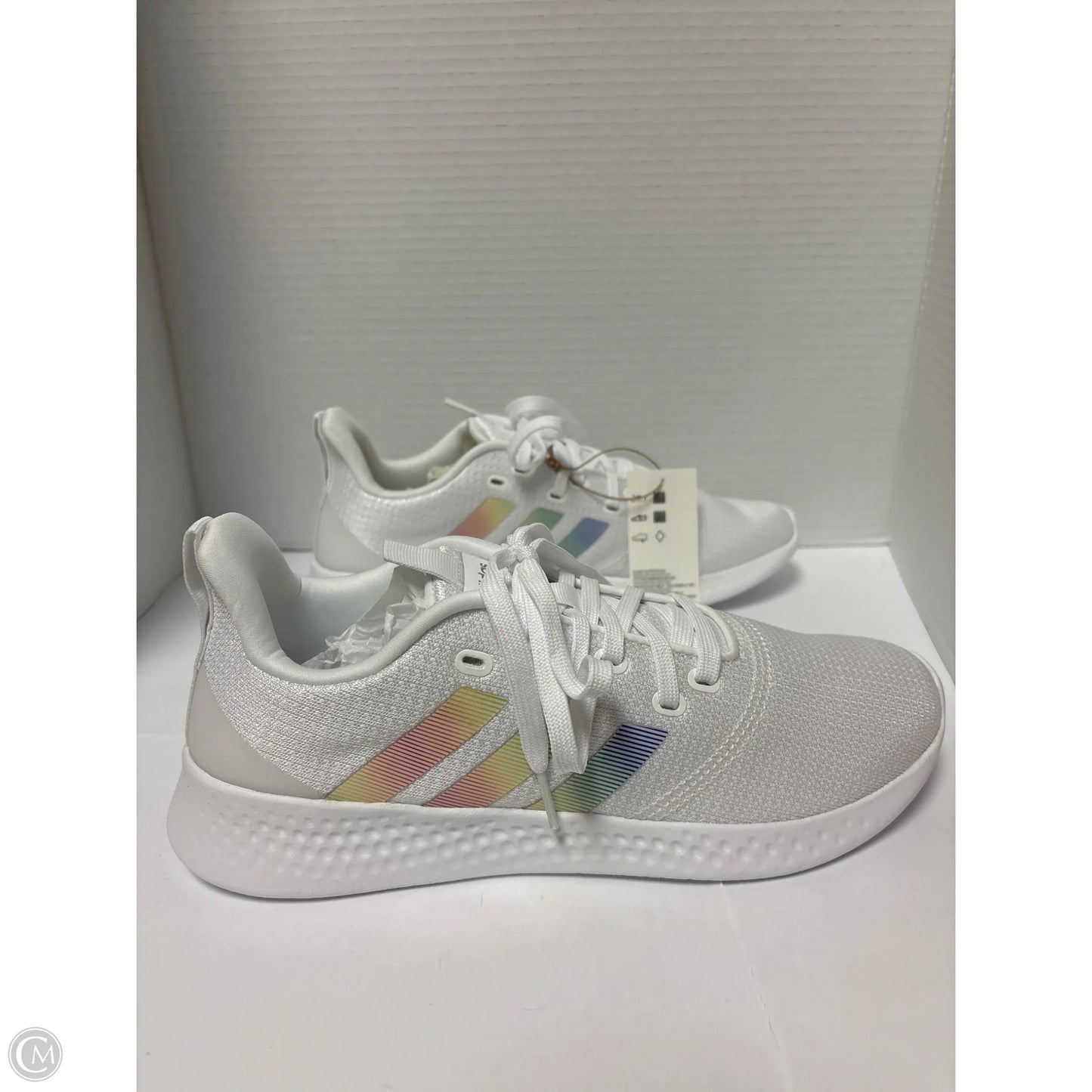 Shoes Athletic By Adidas In White, Size: 10