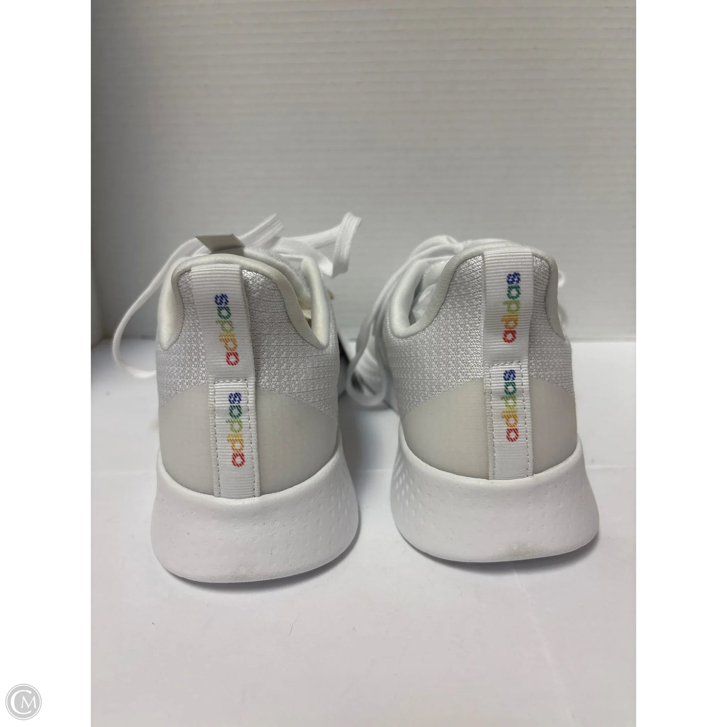Shoes Athletic By Adidas In White, Size: 10