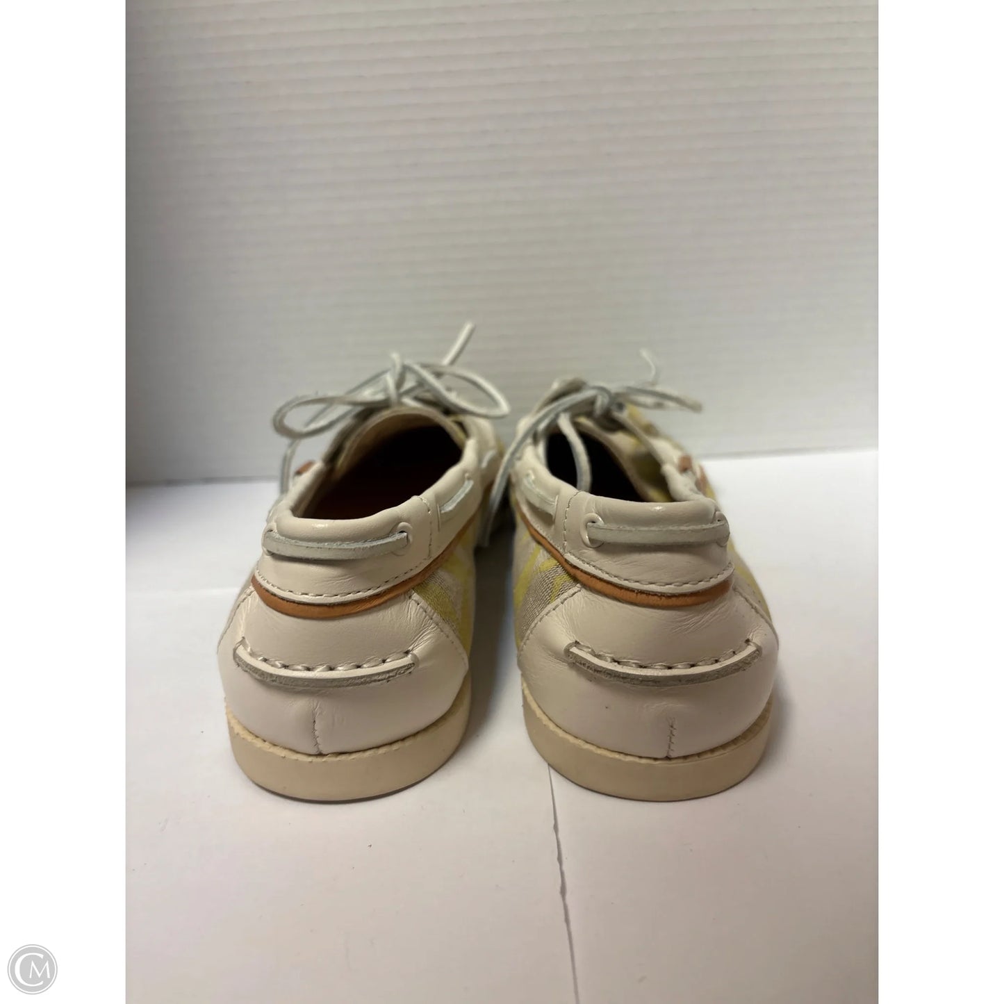 Shoes Designer By Coach In Yellow, Size: 9