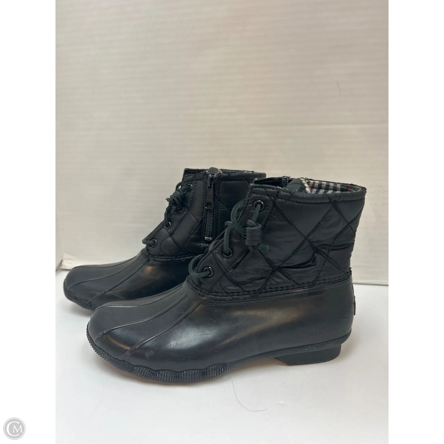 Boots Rain By Sperry In Black, Size: 8