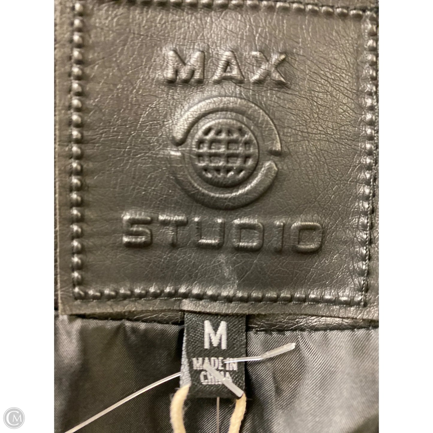 Jacket Moto By Max Studio In Black, Size: M